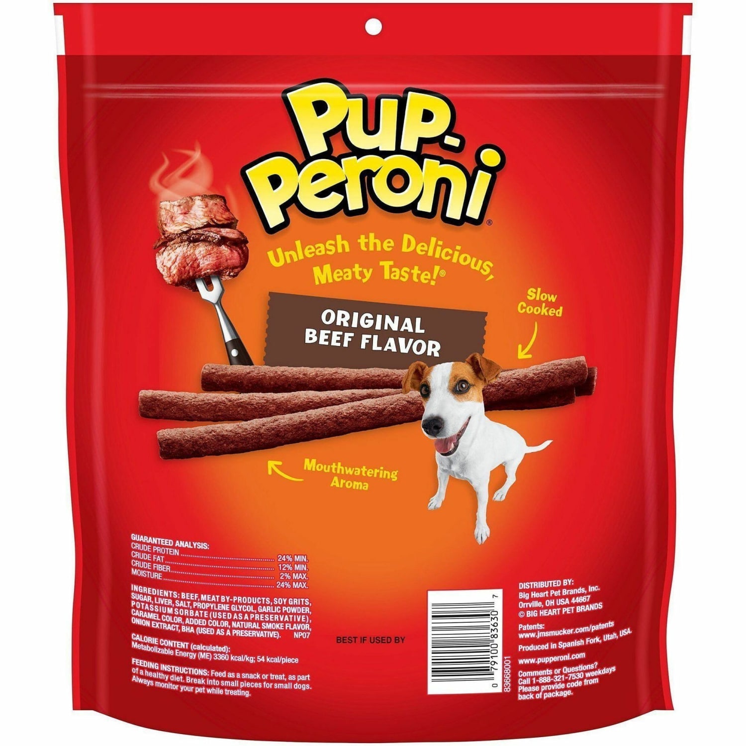 Pup-Peroni Dog Treats - For Dog - Chewy - Beef Flavor - 1.41 lb - Image 5