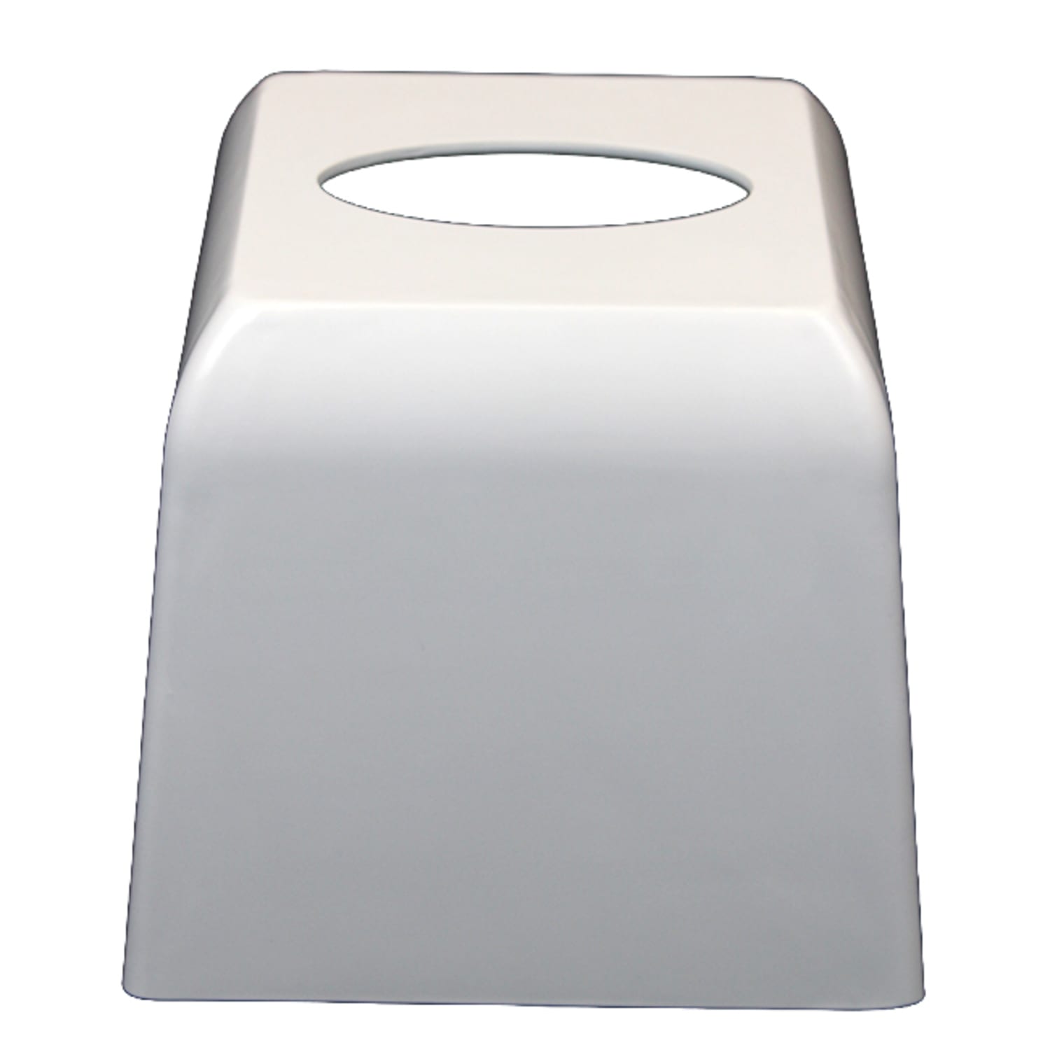 Hospitality Source Del Mar Bathroom Set Tissue Covers, 6-1/4in x 6-1/4in x 6in, White, Pack Of 12 Covers - Image 3
