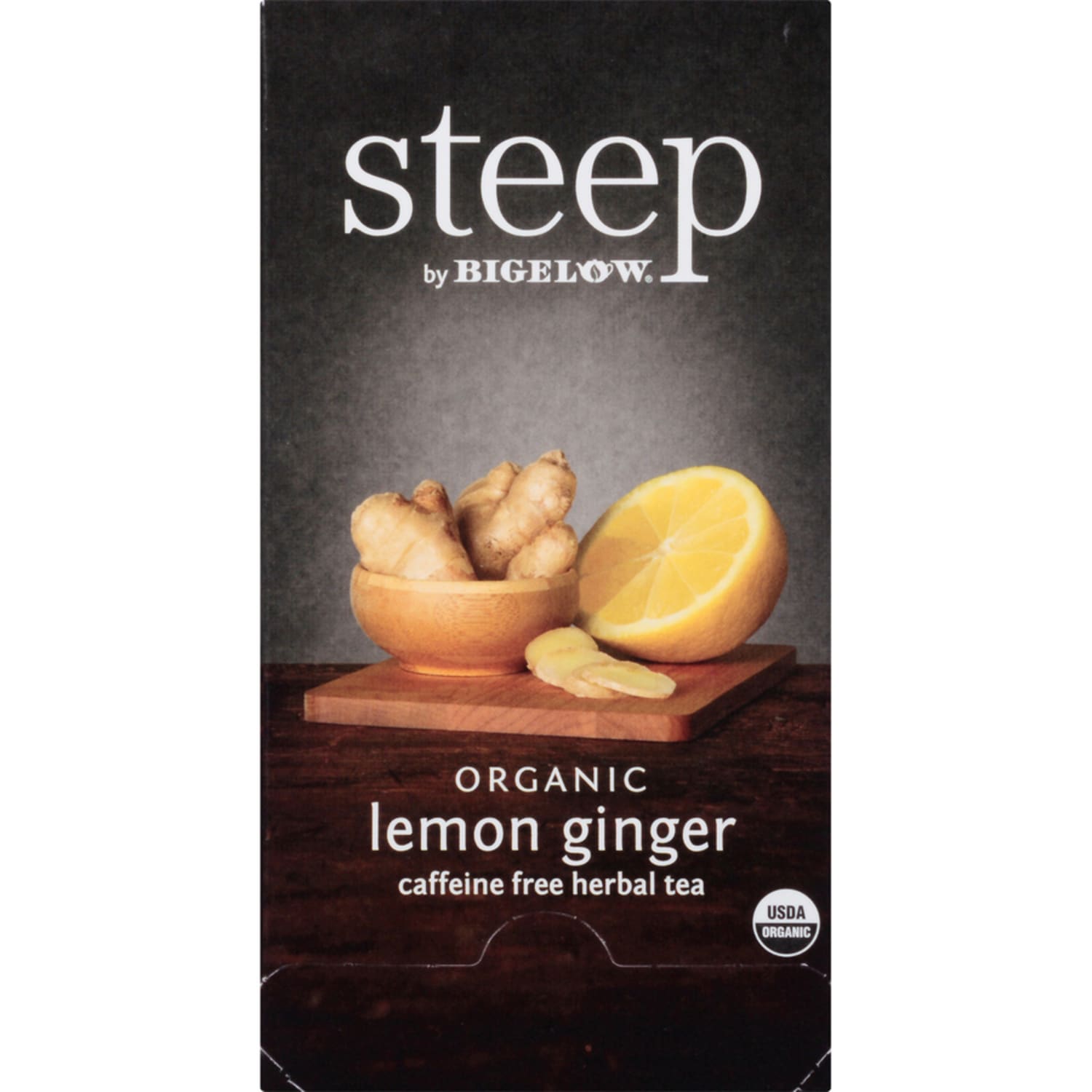 Bigelow Steep Tea, Lemon Ginger, 1.6 Oz, Box Of 20 Tea Bags - Image 6