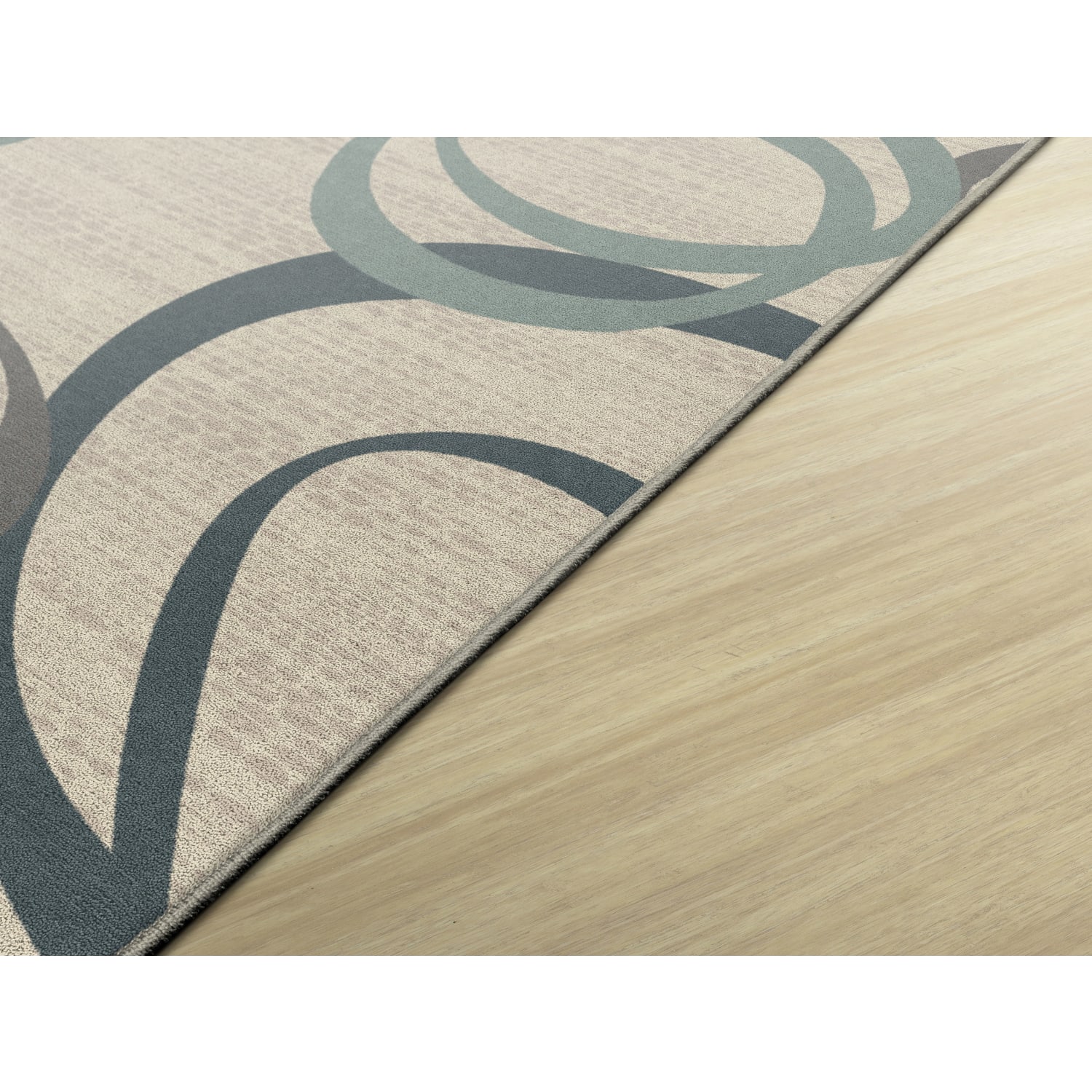 Flagship Carpets Duo Rectangular Rug, 8-1/3ft x 12ft, Blue - Image 3