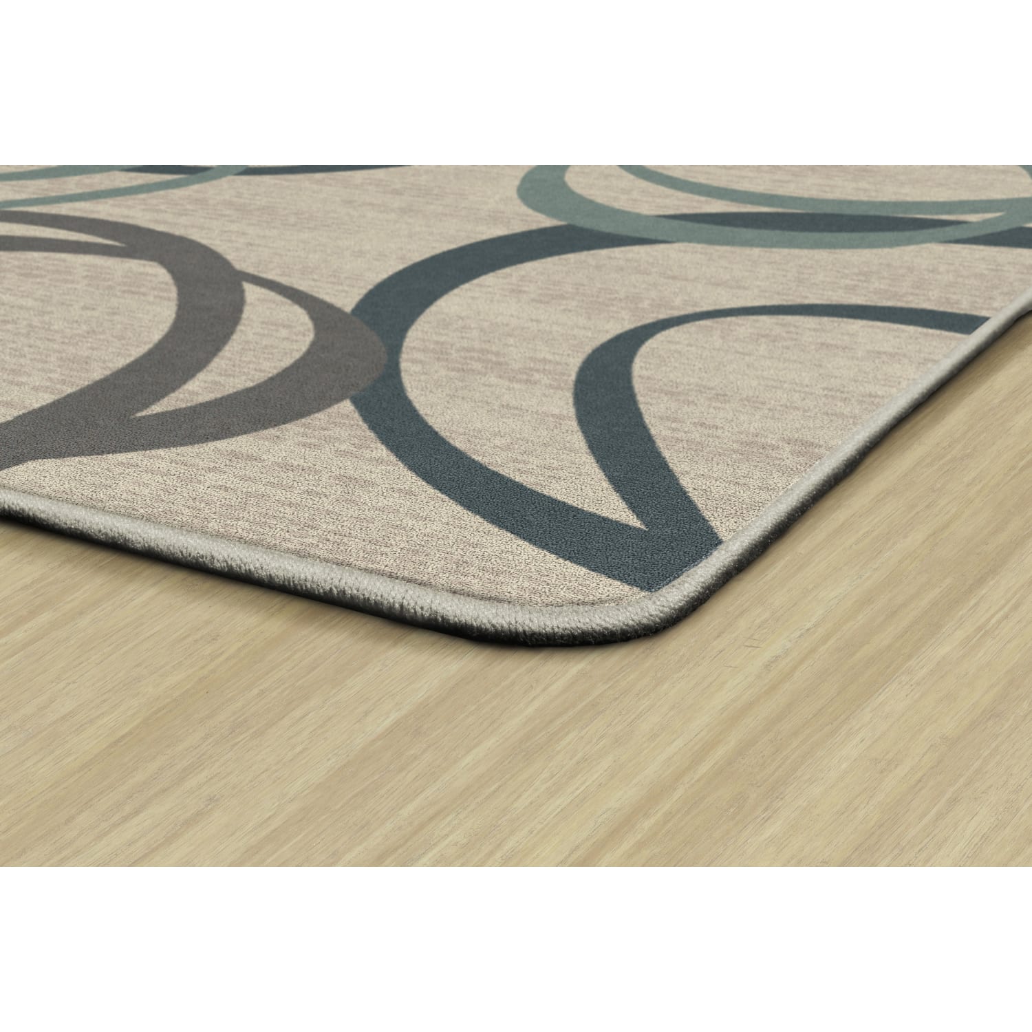 Flagship Carpets Duo Rectangular Rug, 8-1/3ft x 12ft, Blue - Image 4
