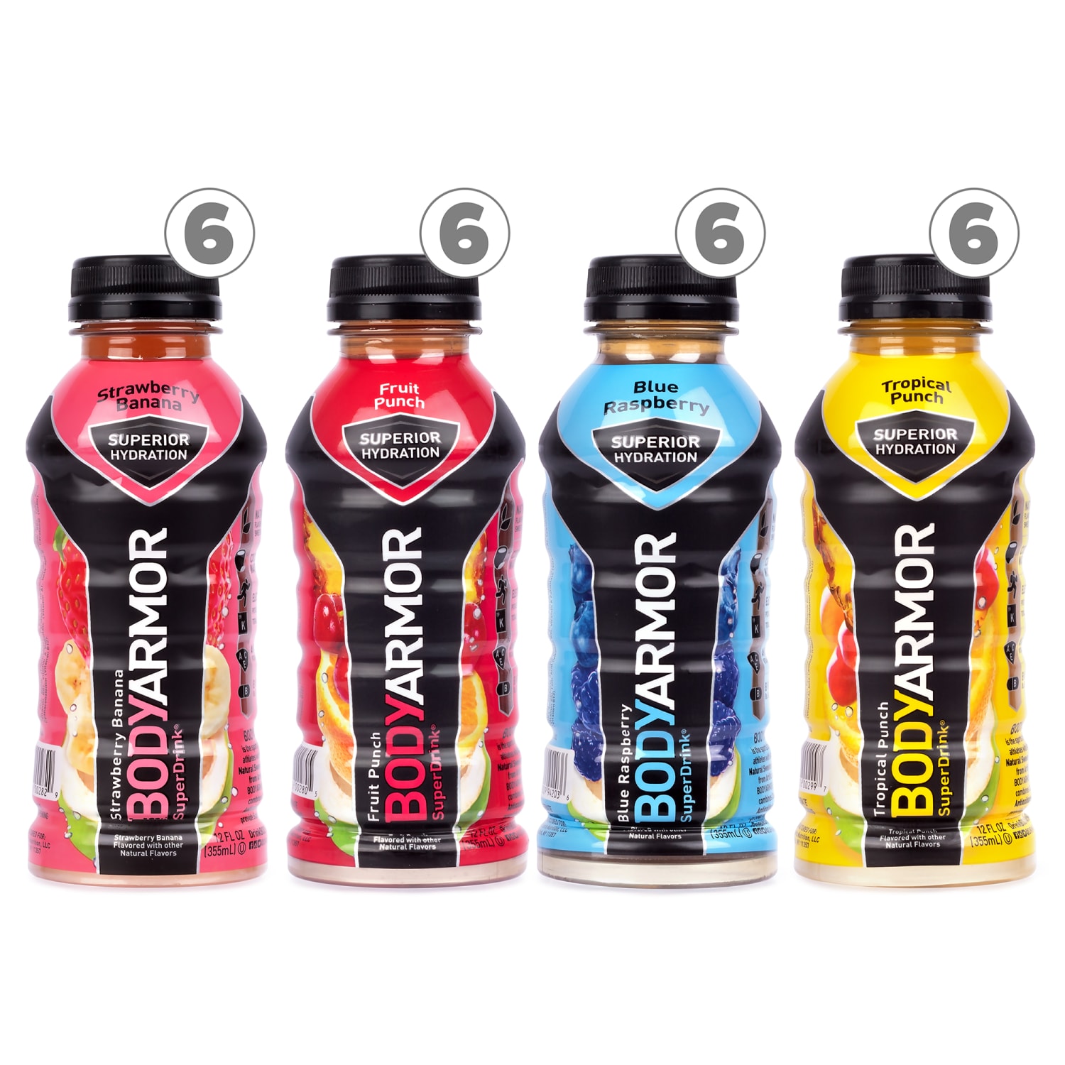 Bodyarmor BASE Sports Drink Variety Pack, 12 Oz, Pack Of 24 Drinks - Image 6
