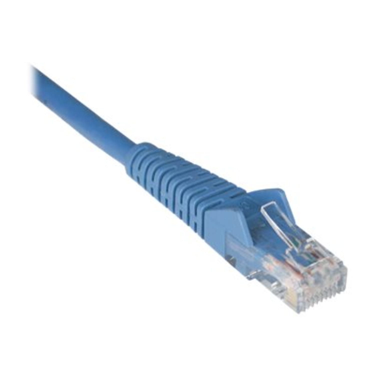 Tripp Lite 100ft Cat6 Gigabit Snagless Molded Patch Cable RJ45 M/M Blue 100ft - Patch cable - RJ-45 (M) to RJ-45 (M) - 100 ft - UTP - CAT 6 - molded, snagless, solid - blue - Image 3