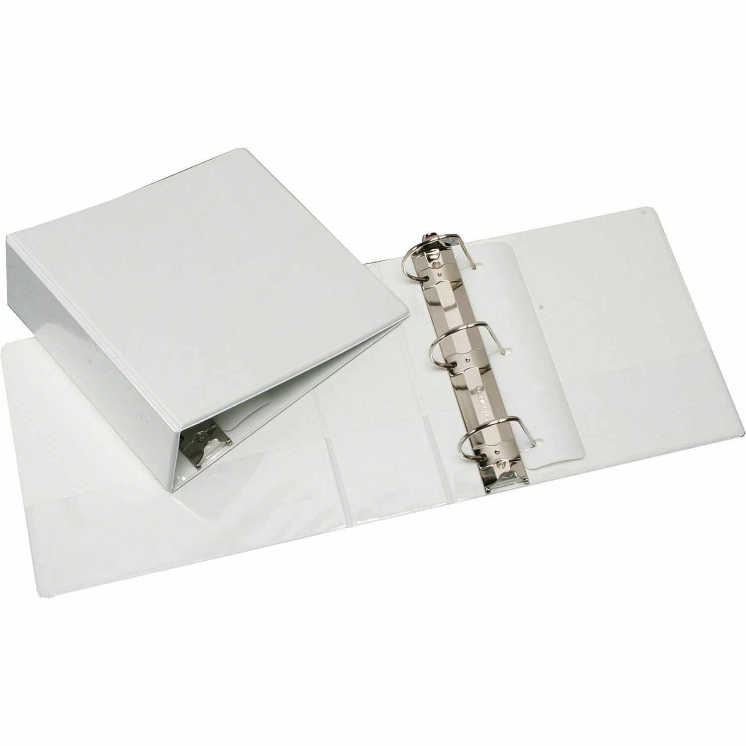 SKILCRAFT View 3-Ring Binder, 3in D-Rings, White - Image 4