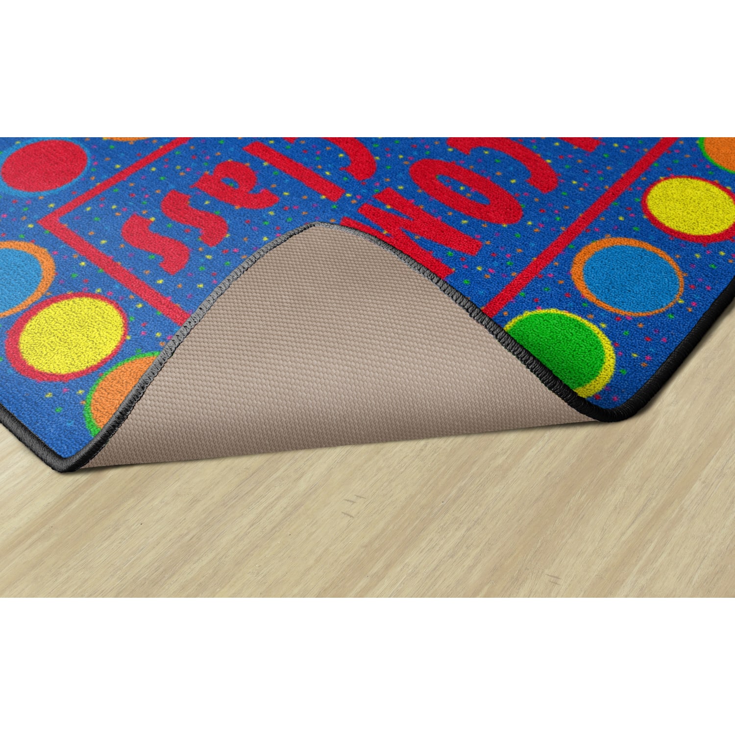 Flagship Carpets Sitting Spots Primary Class Welcome Mat, 2ftH x 3ftW - Image 5