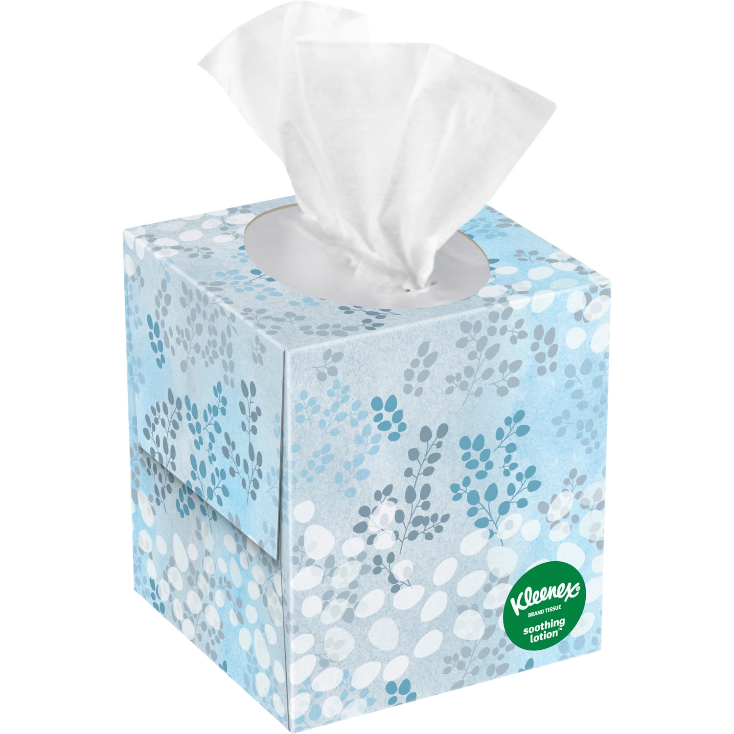 Kleenex 3-Ply Soothing Lotion Tissues, White, 60 Tissues Per Box, Carton Of 27 Boxes - Image 5