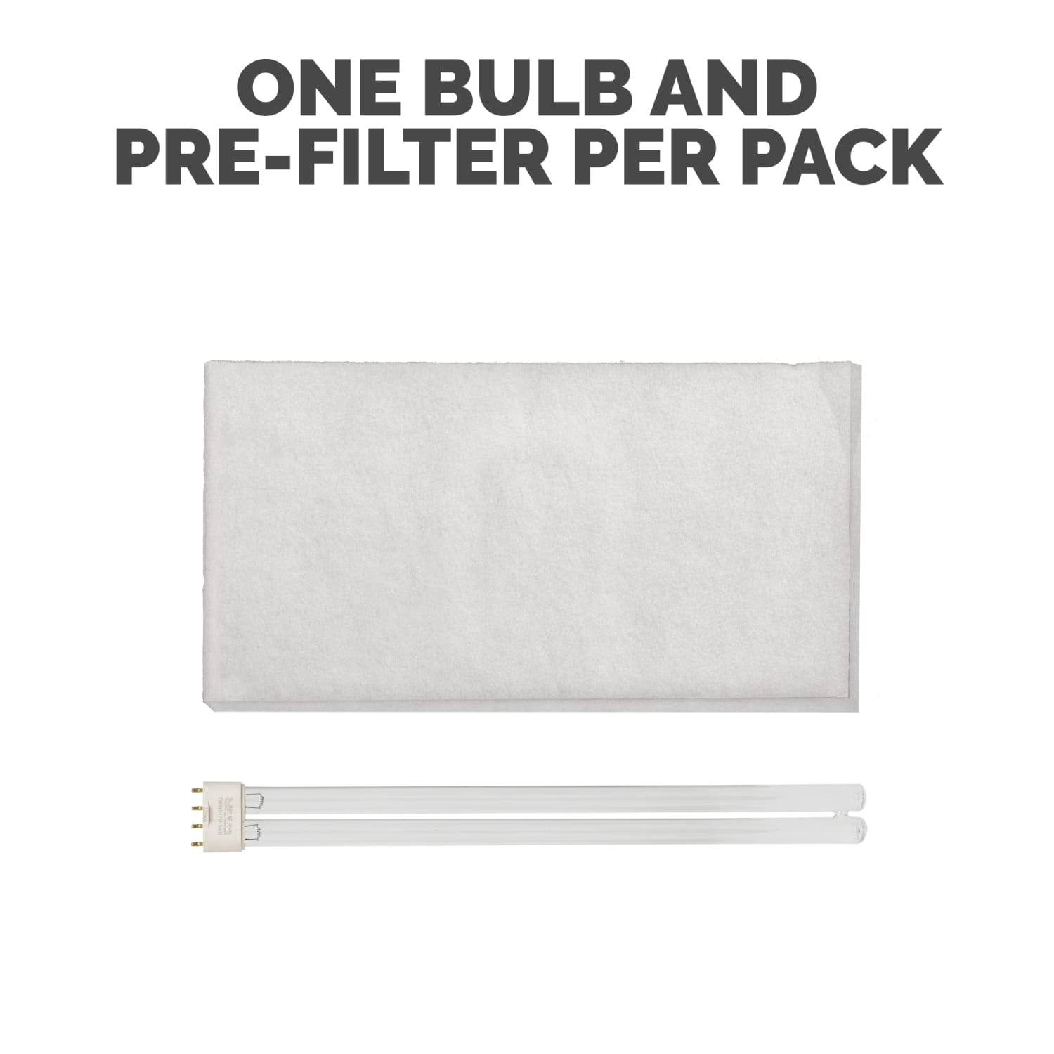 Fellowes Array AR1 UVC Air Purifier Replacement Bundle, Pack Of 1 Bulb And 2 Pre-Filters - Image 3