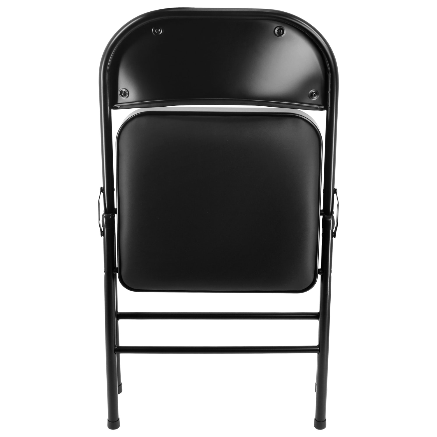 Elama Metal Folding Chairs With Padded Seats Black Set Of 4 Chairs PopularChairscom Elama Metal Folding Chairs With Padded Seats Black Set Of 4 Chairs PopularChairscom