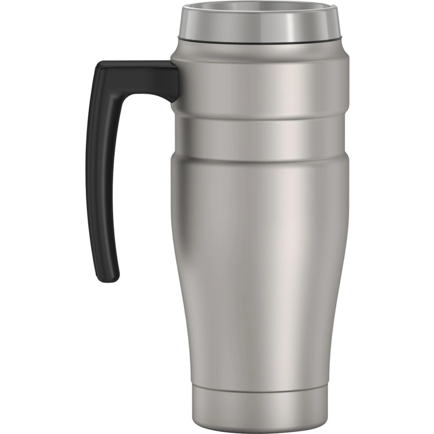 Stainless King Mug 16oz - 16 fl oz - DrinkLock Sealing Lid, Leak Proof Closure - Silver - Stainless Steel - Travel, Hot Drink, Beverage - Image 3