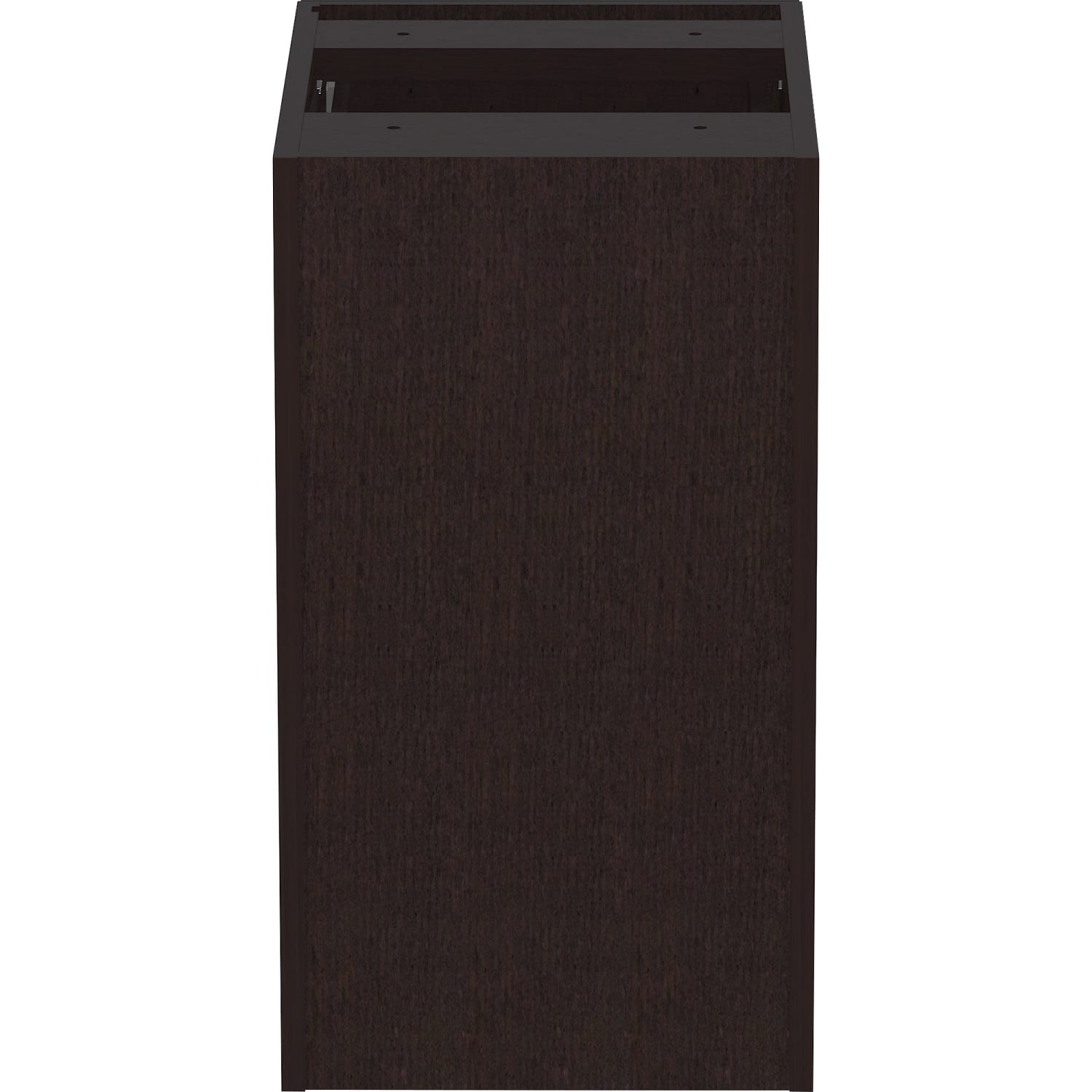 Lorell Essentials 22inD Vertical 3-Drawer Pedestal File Cabinet, Espresso - Image 5