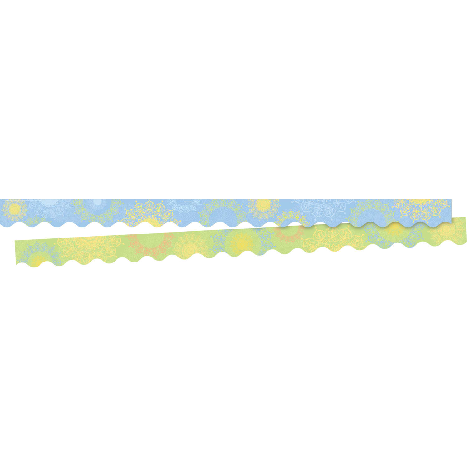 Barker Creek Double-Sided Scalloped Borders, 2-1/4in x 36in, Mandala, 13 Strips Per Pack, Set Of 3 Packs - Image 3