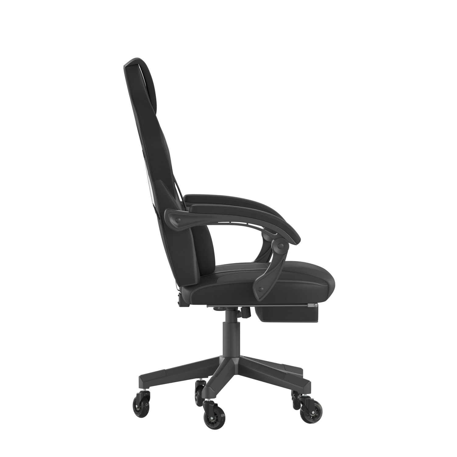 Flash Furniture X40 Ergonomic Faux Leather Racing Computer Gaming Chair, Black/Gray - Image 9