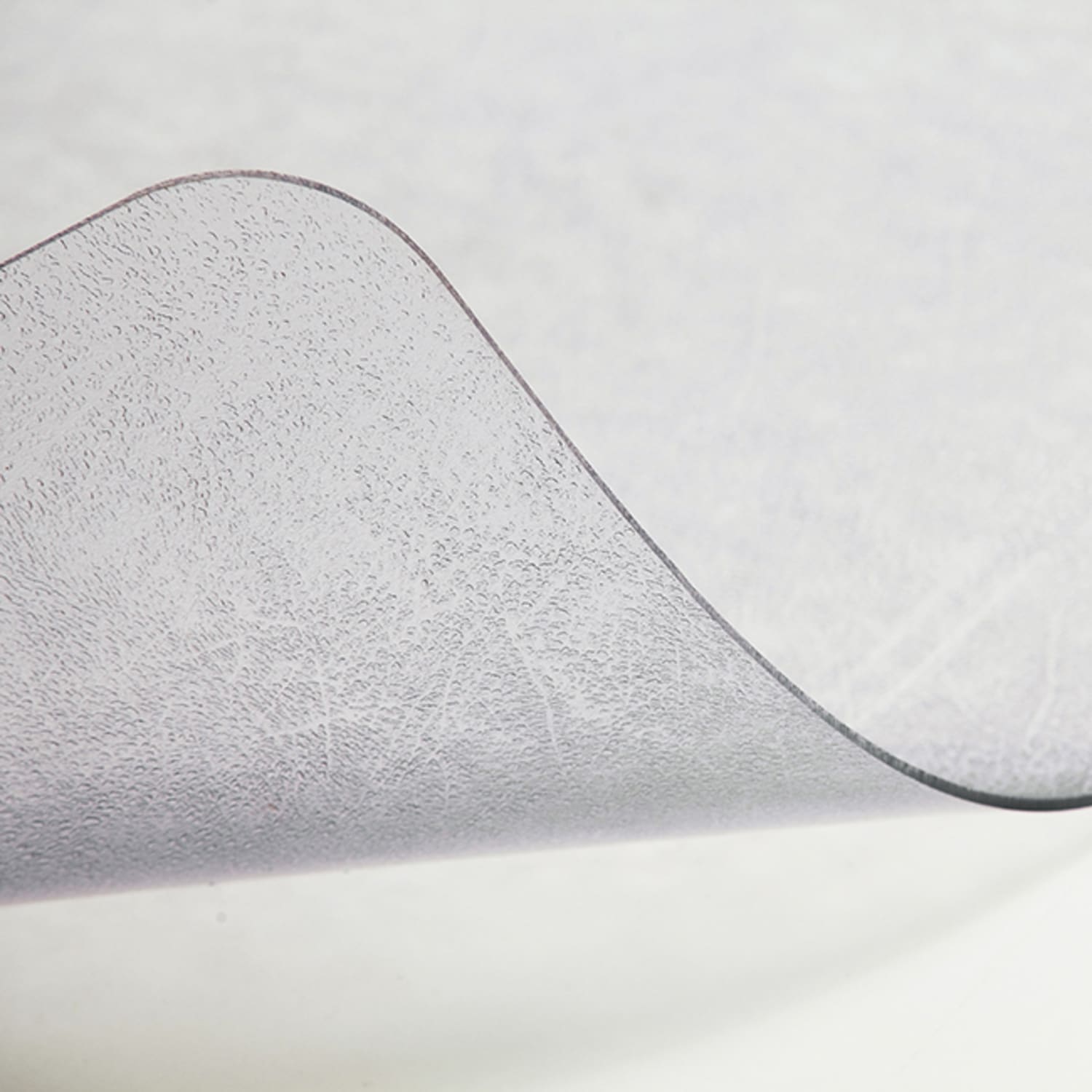 Deflecto SuperGrip Vinyl Chairmat For Hard Floor And Carpet Up To 3/8in Thick, No Lip, 53in x 45in, Clear - Image 6