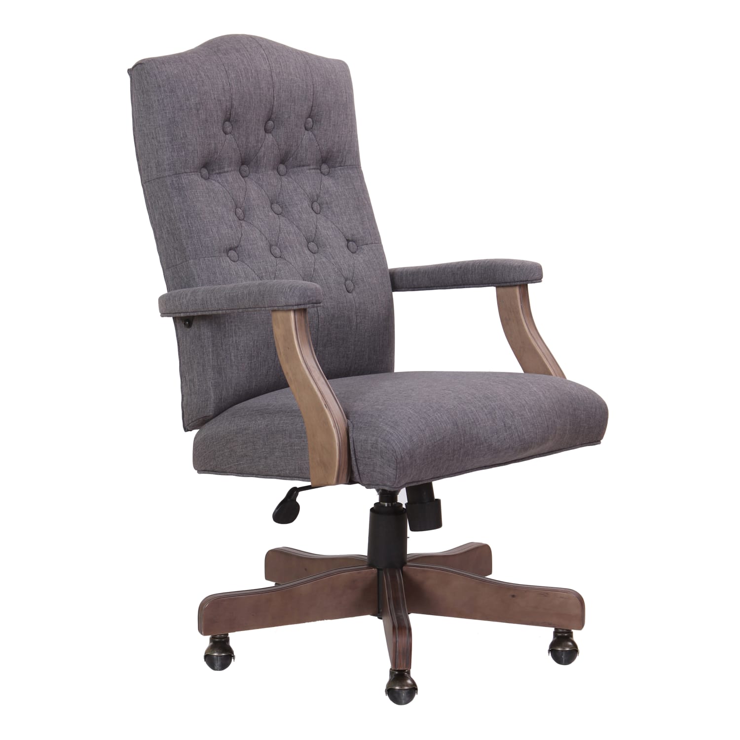 Boss Office Products Tufted Ergonomic Fabric HighBack Office Chair Slate GrayDriftwood PopularChairscom Boss Office Products Tufted Ergonomic Fabric High Back Office Chair Slate GrayDriftwood PopularChairscom