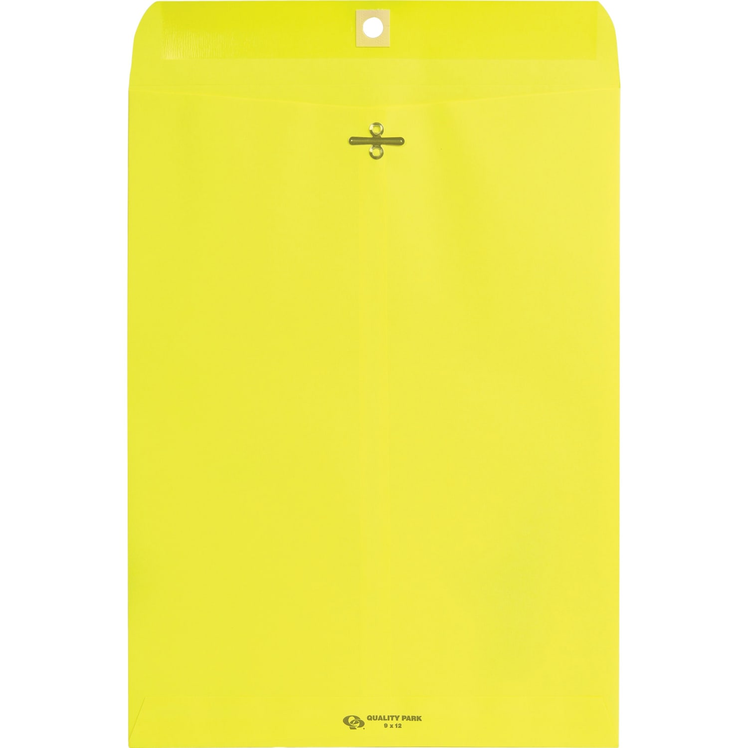 Quality Park #90 Envelopes, Clasp Closure, Yellow, Pack Of 10 Envelopes - Image 4
