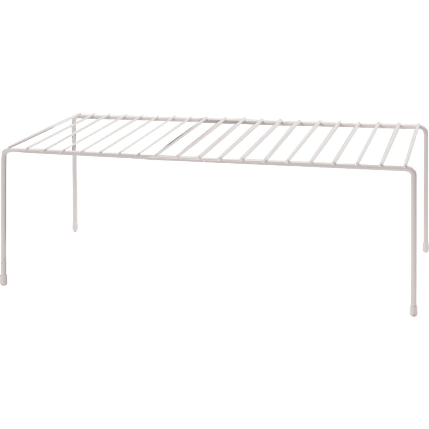 Better Houseware Medium Storage Shelf, 8-1/4in x 17in, White - Image 6