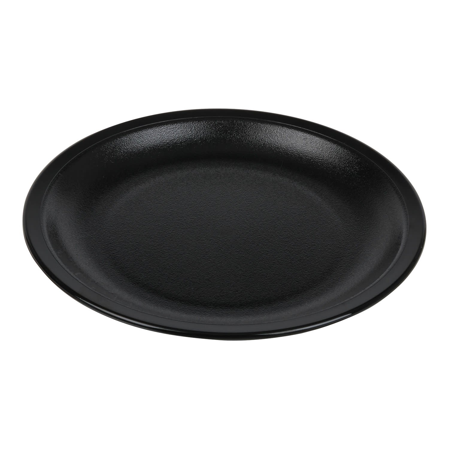 Cambro Camwear Round Dinnerware Plates, 8-1/4in, Black, Set Of 48 Plates - Image 3