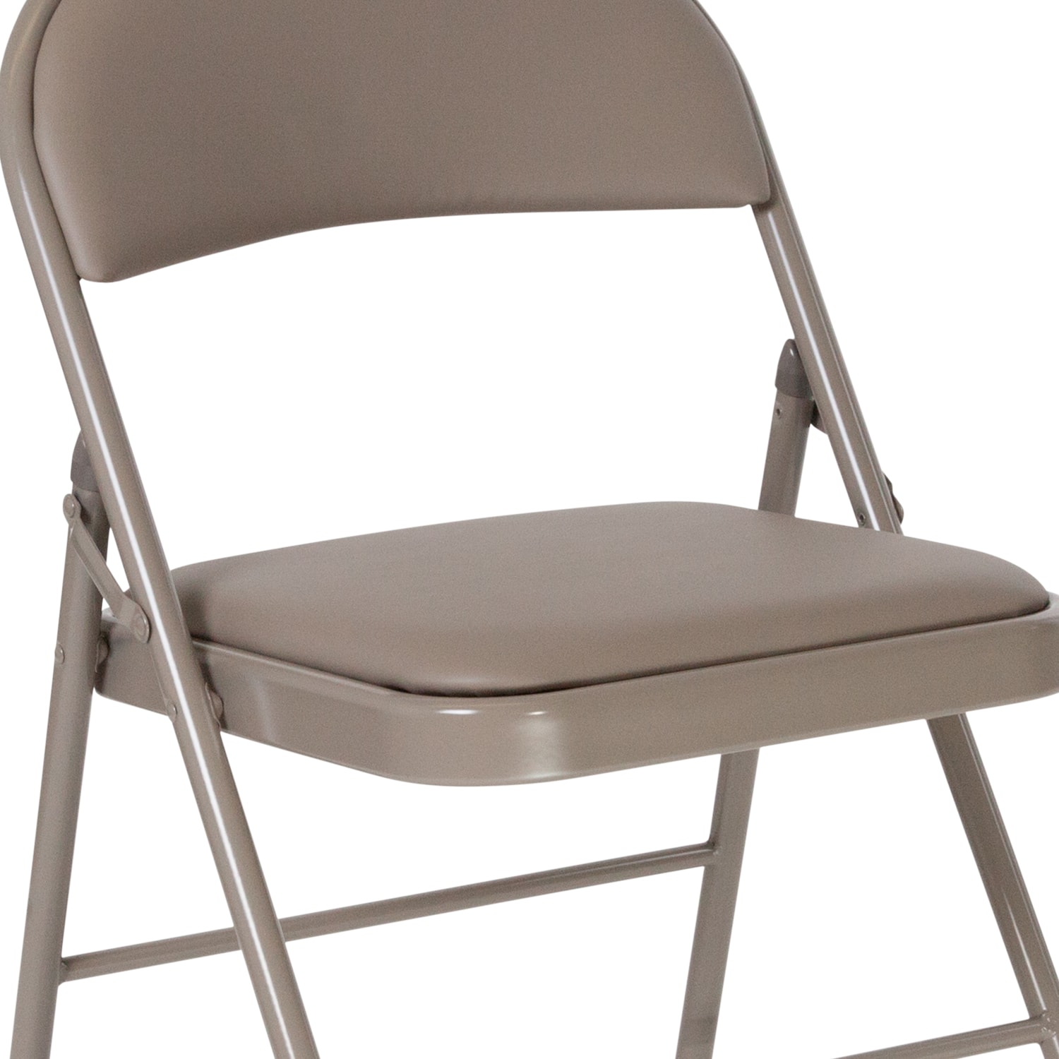 Flash Furniture Hercules Double Braced Vinyl Folding Chairs Set Of 4 Folding Chairs Gray PopularChairscom