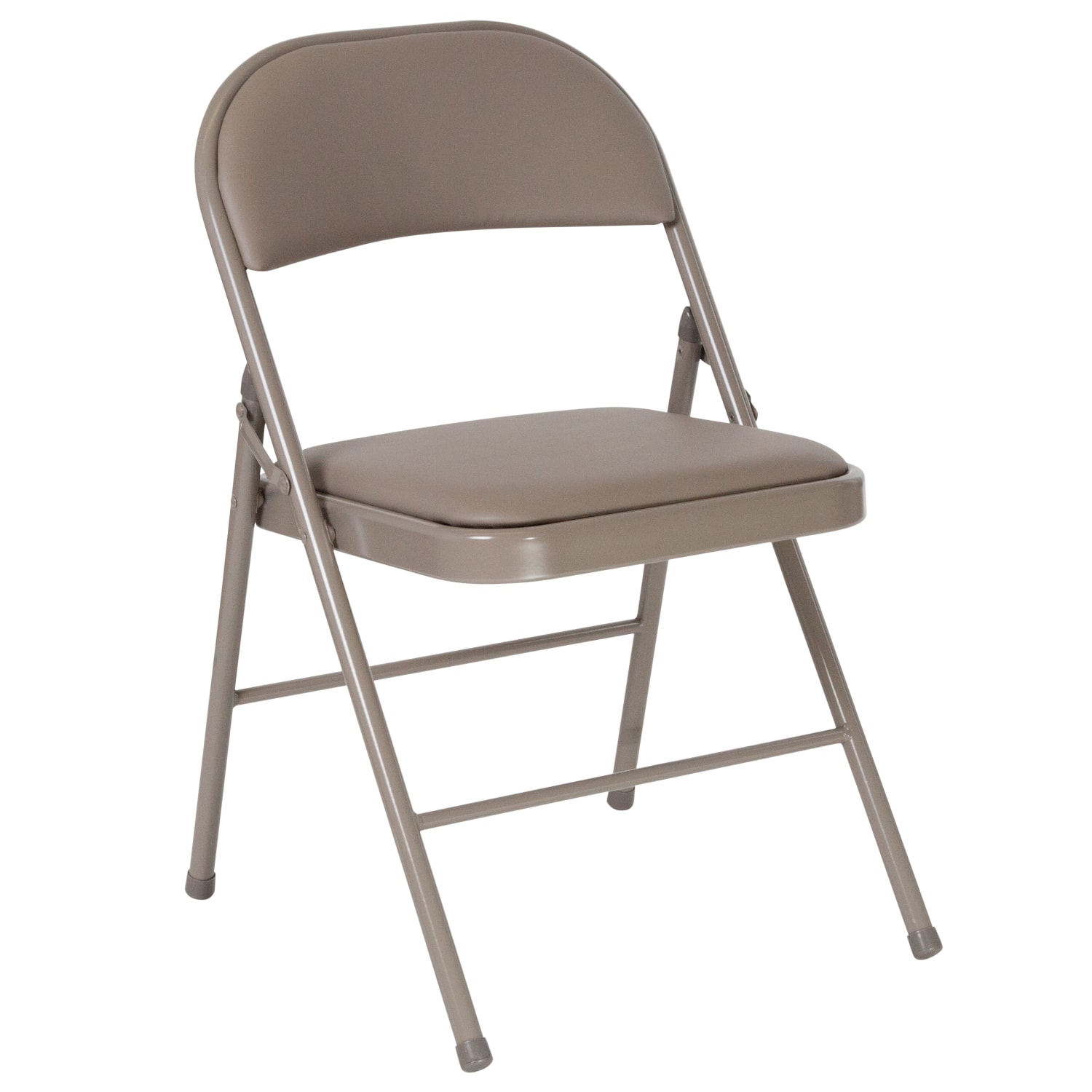 Flash Furniture Hercules Double Braced Vinyl Folding Chairs Set Of 4 Folding Chairs Gray PopularChairscom