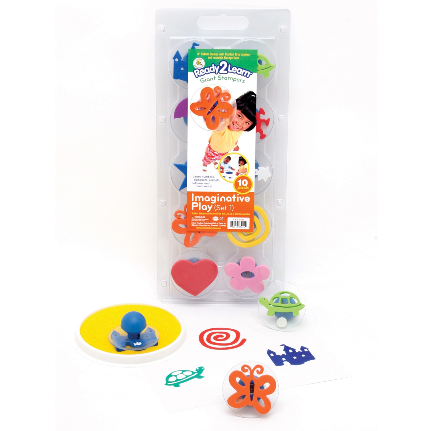READY 2 LEARN Giant Stampers, Imaginative Play, Set 1, Set Of 10 - Image 3