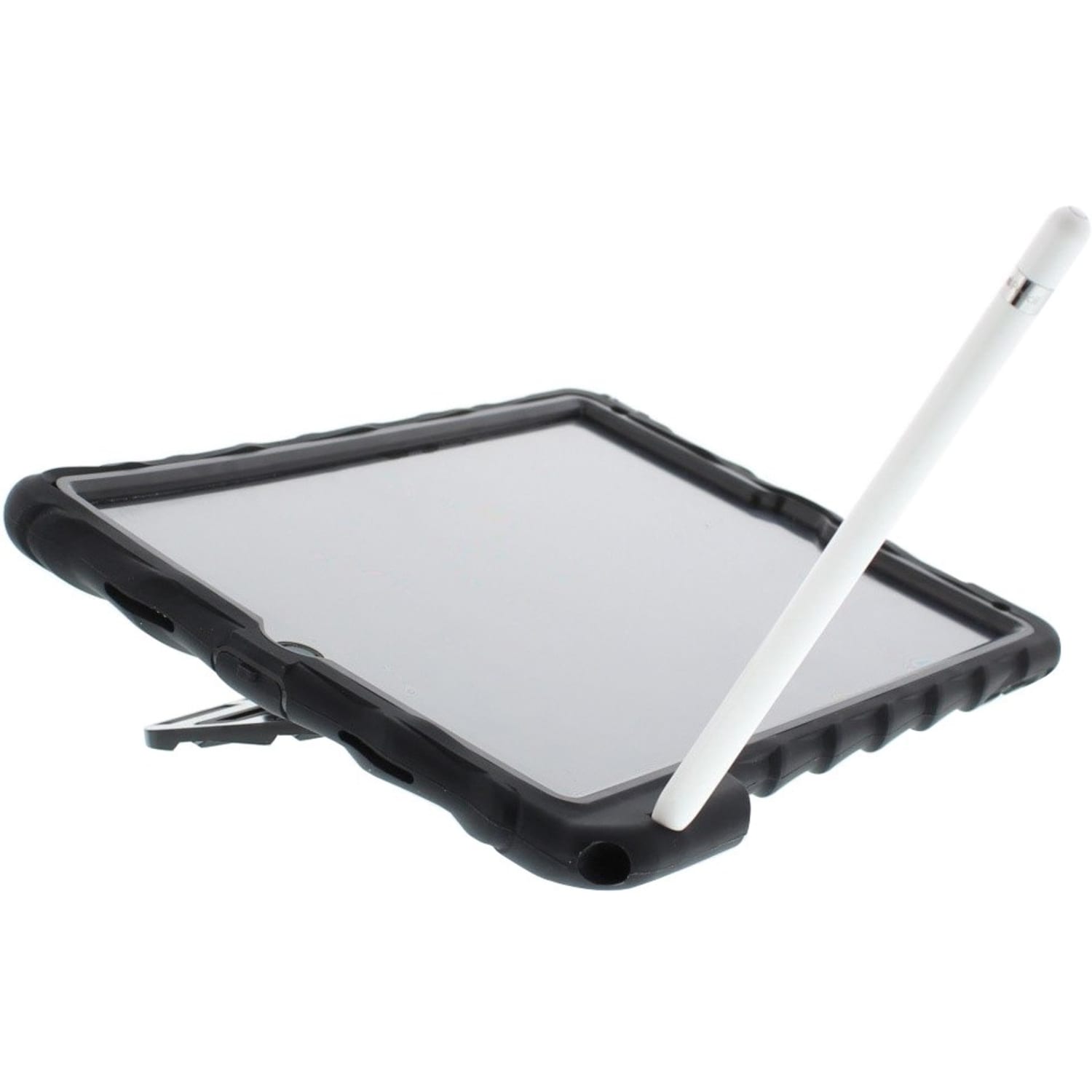 Gumdrop Hideaway Case for iPad Pro 9.7 - For Apple iPad Pro Tablet - Black - Scratch Resistant, Impact Resistant - Silicone, Polycarbonate, Rubber - Image 4