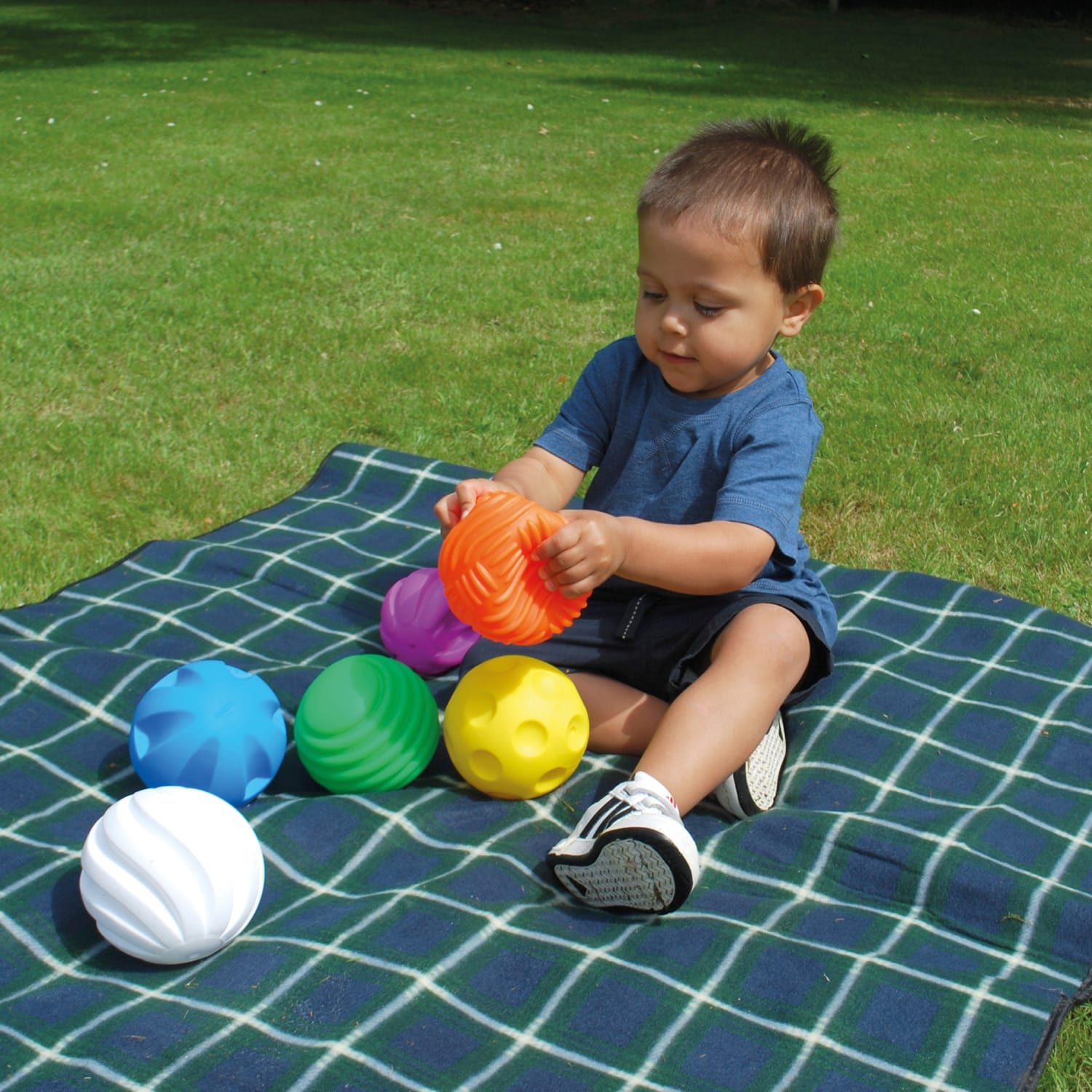 TickiT Tactile Balls, Assorted Colors, Set Of 6 Balls - Image 5