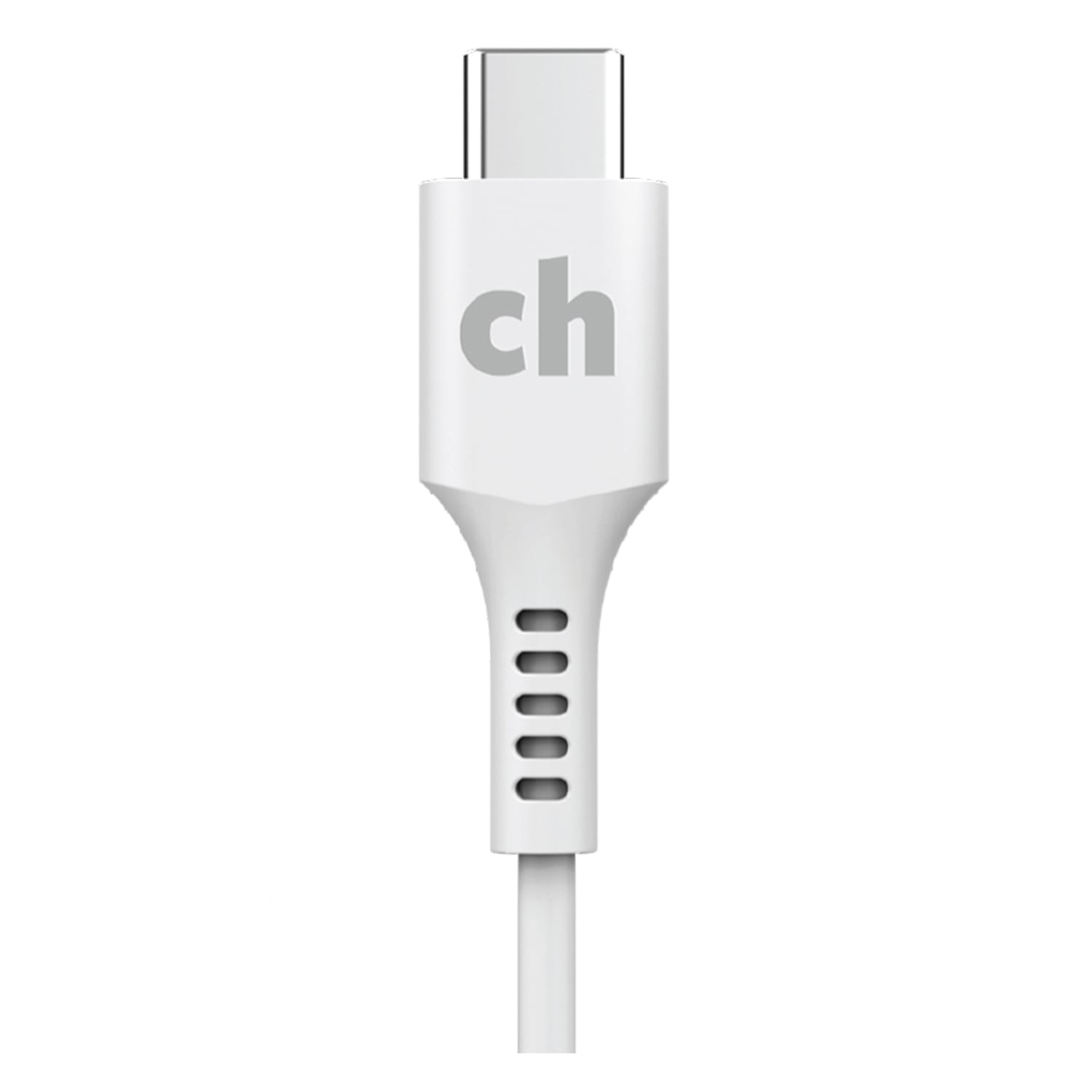 cellhelmet Charge And Sync USB-C To Lightning Round Cable, 10ft, Gray - Image 4