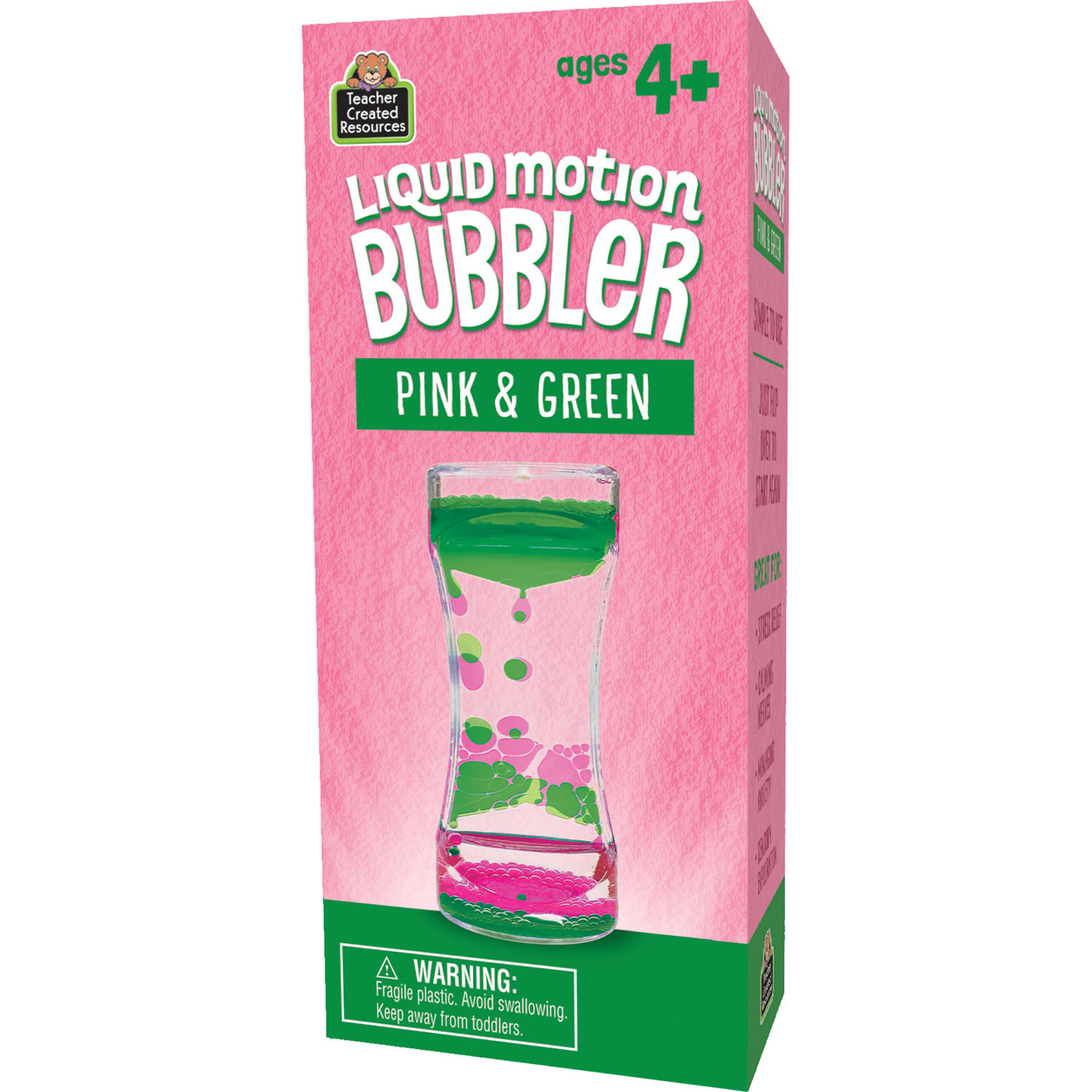 Teacher Created Resources Liquid Motion Bubbler, Pink & Green, Pack Of 6 - Image 3