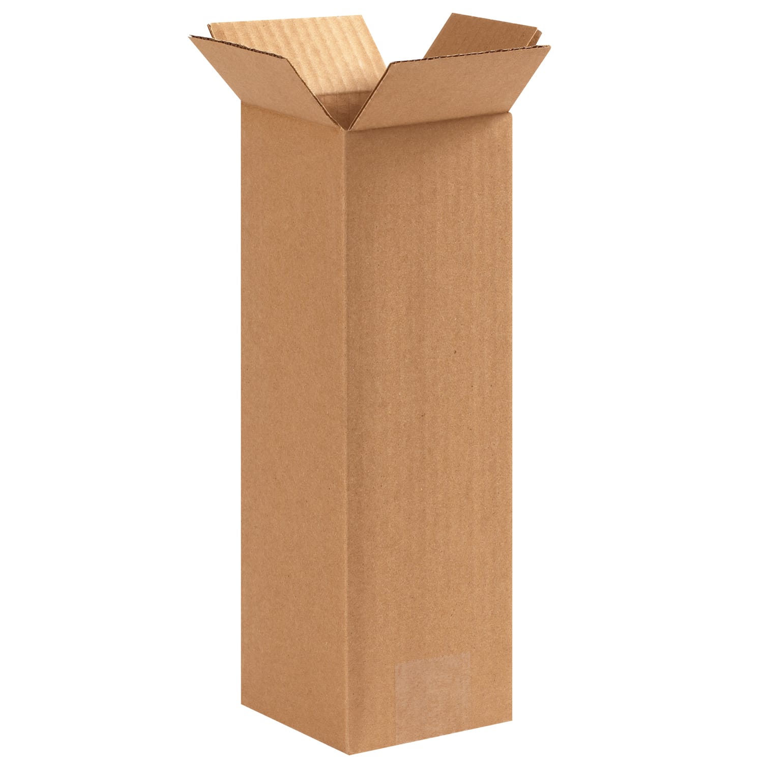 Partners Brand Tall Corrugated Boxes, 4in x 4in x 12in, Kraft, Pack Of 25