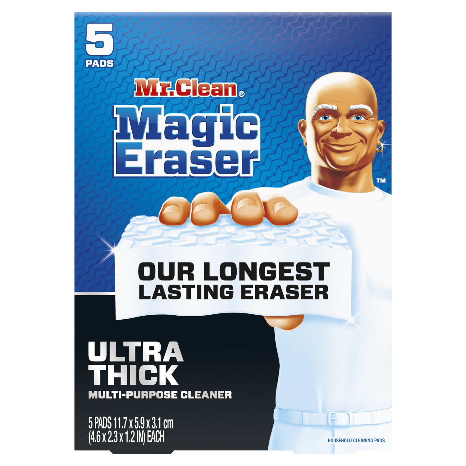 Mr. Clean Magic Eraser Sponges, 2-5/16in x 4-5/8in, White, Pack Of 5 Sponges - Image 3