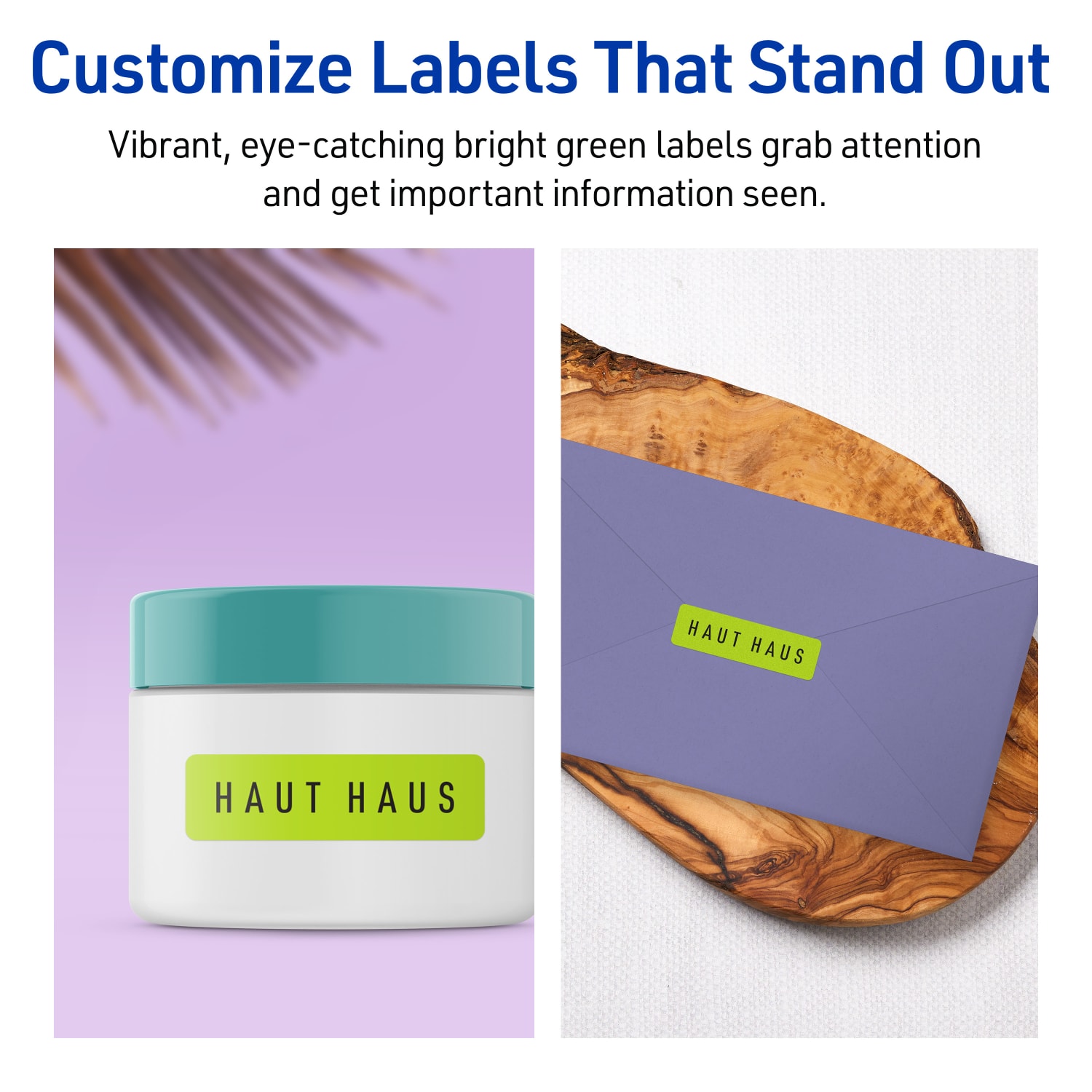 Avery Print-To-The-Edge Labels With Sure Feed Technology And Easy Peel, 94219-BGP80, Rectangle, 1in x 1-1/2in, Matte Bright Green, Pack of 2560 - Image 4