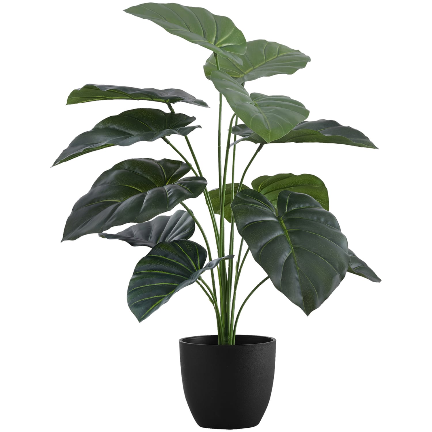Monarch Specialties Mia 23-1/2inH Artificial Plant With Pot, 23-1/2inH x 20inW x 20inD, Green