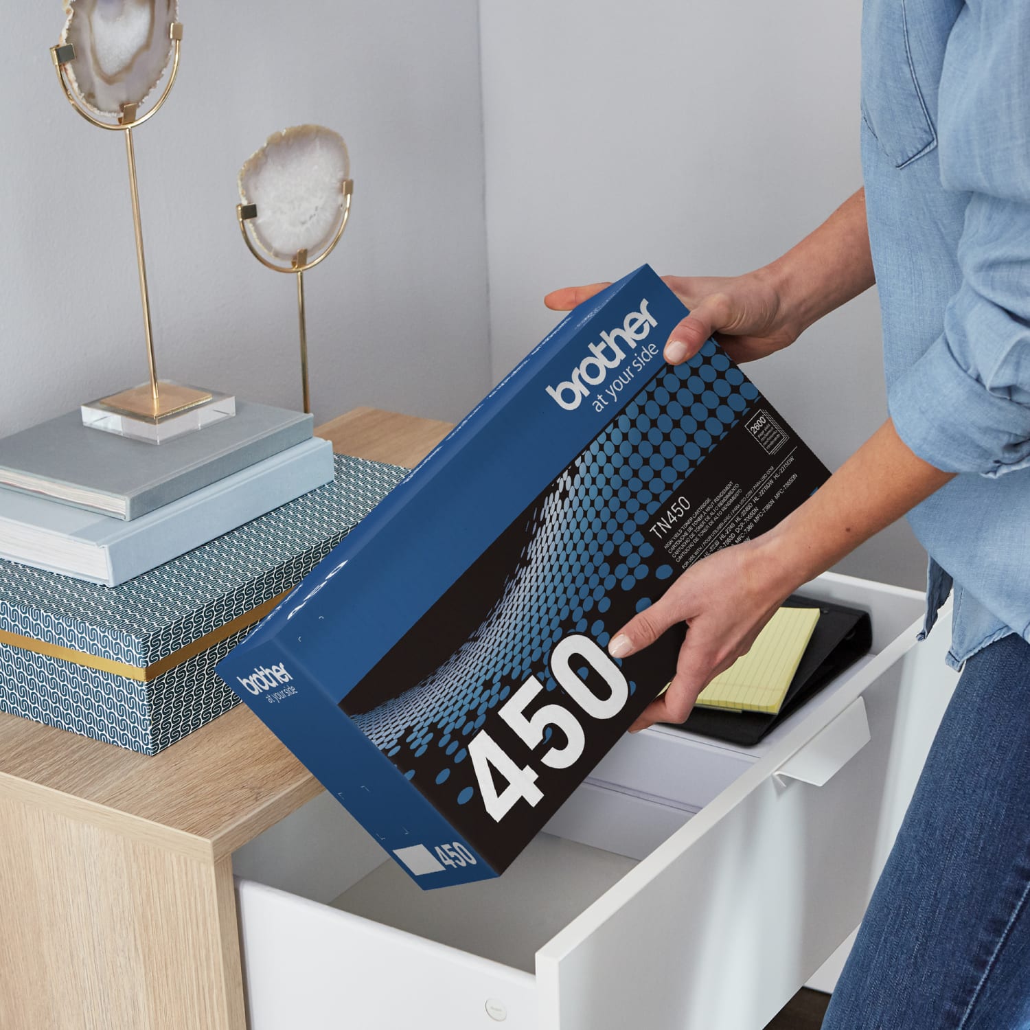 Brother TN-450 Black High Yield Toner Cartridge, TN-450BK - Image 6