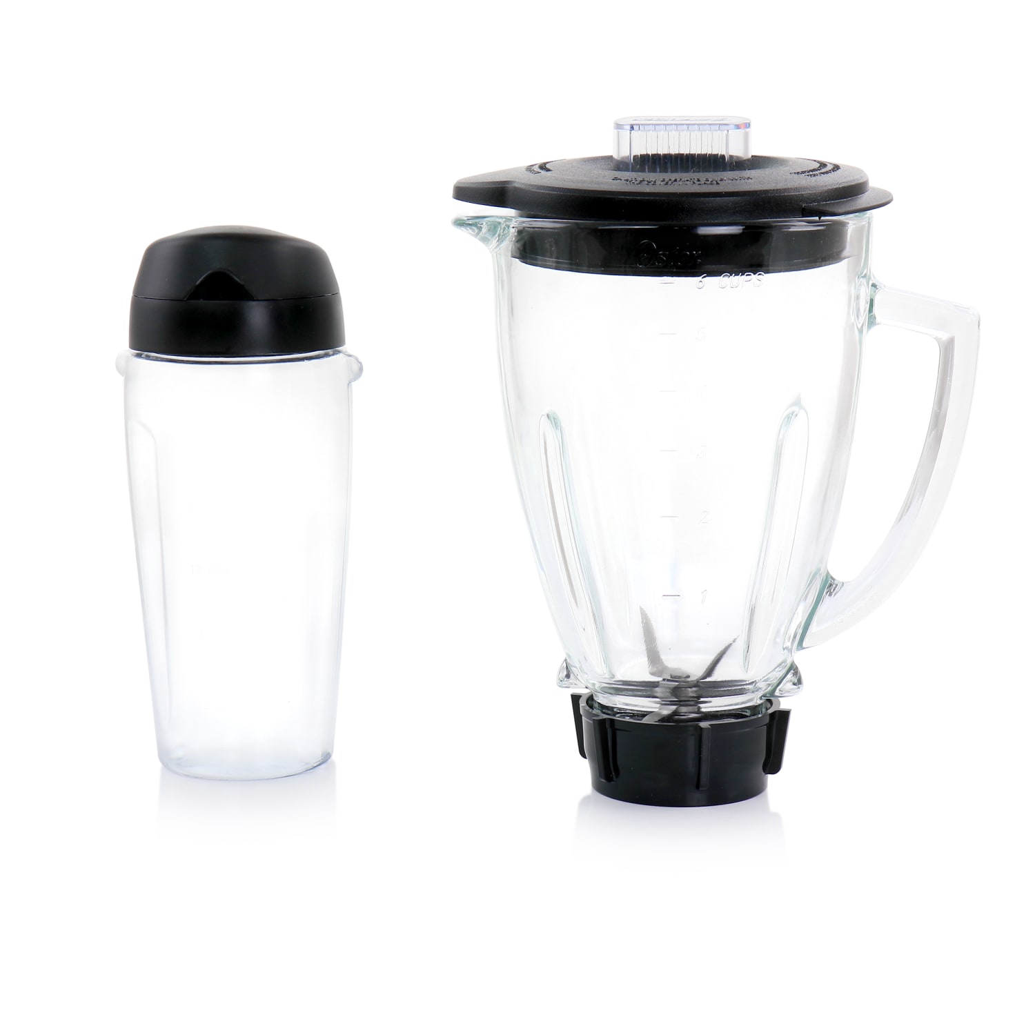 Oster 2-in-1 System 700-Watt 8-Speed 6-Cup Blender With Blend-n-Go Cup, Chrome - Image 6