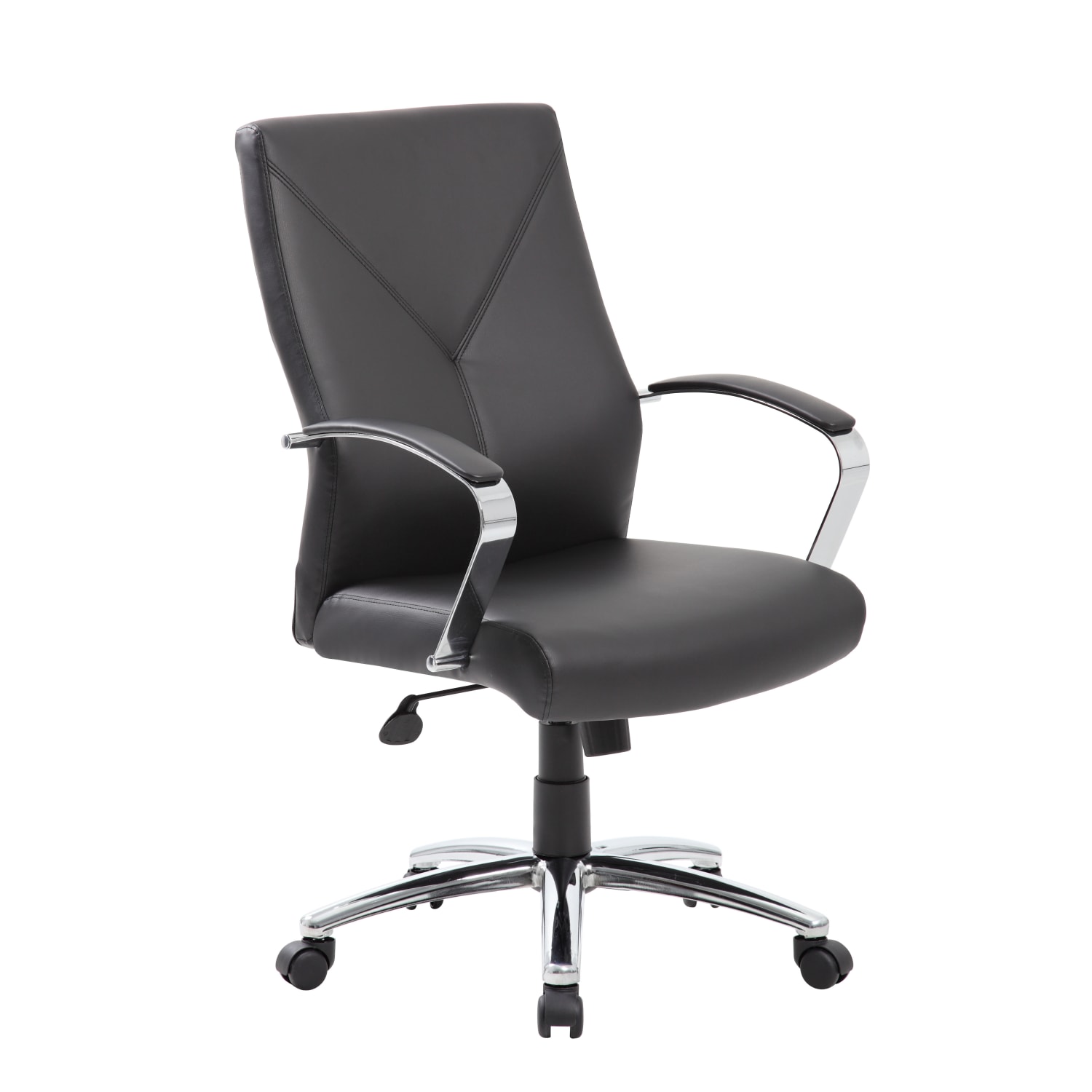 Boss Office Products Ergonomic High-Back Chair, Black