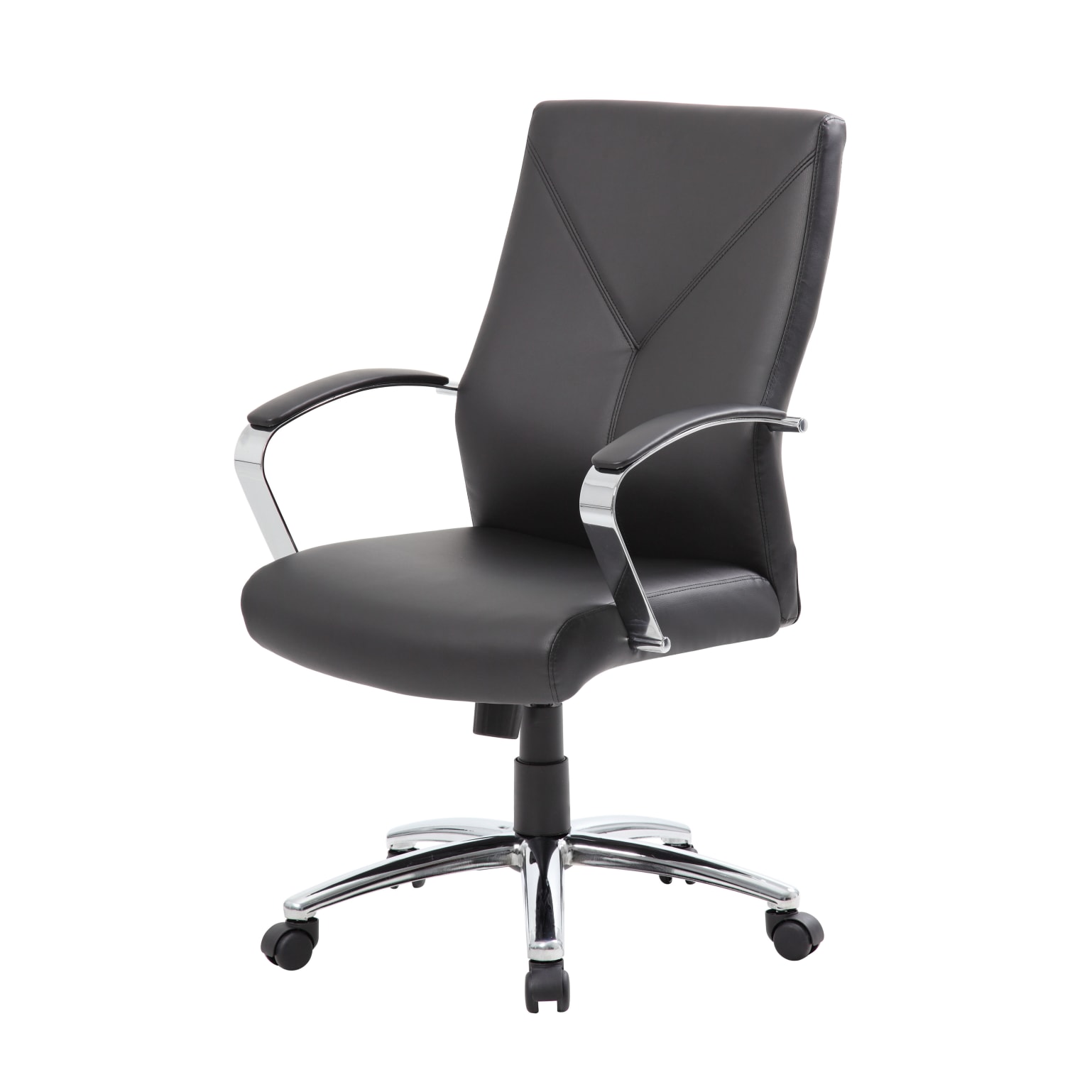 Boss Office Products Ergonomic High-Back Chair, Black - Image 4