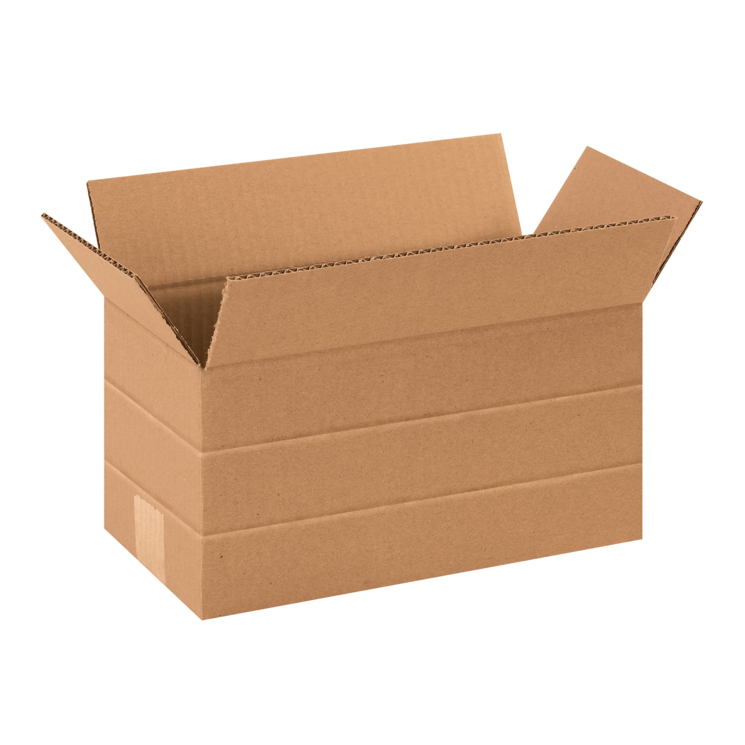 Partners Brand Multi-Depth Corrugated Boxes, 6in x 12in x 6in, Kraft, Pack Of 25