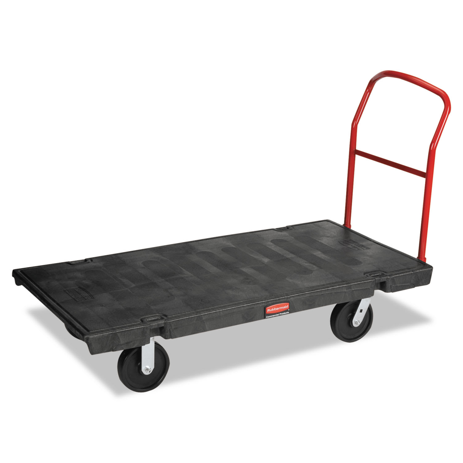 Rubbermaid Commercial Platform Truck, 2,000 lb Capacity, 30 x 60 x 7, Black