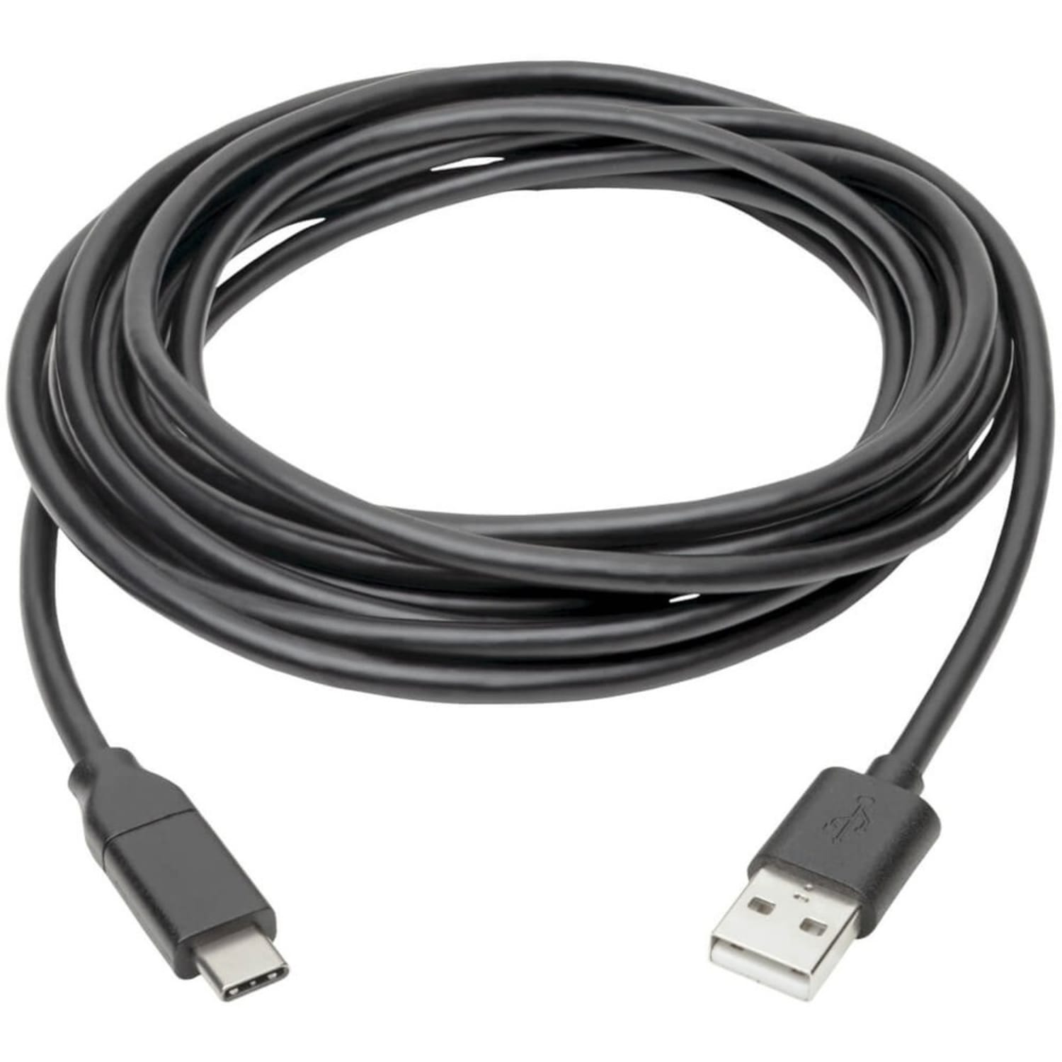 Tripp Lite USB C to USB-A Cable 3A Rating USB-IF Cert M/M USB Type C 13ft - 1 x USB Type A Male Thunderbolt 3 - 1 x USB Type C Male Thunderbolt 3 - Nickel Plated Connector - Gold Plated Contact - Black - Image 3