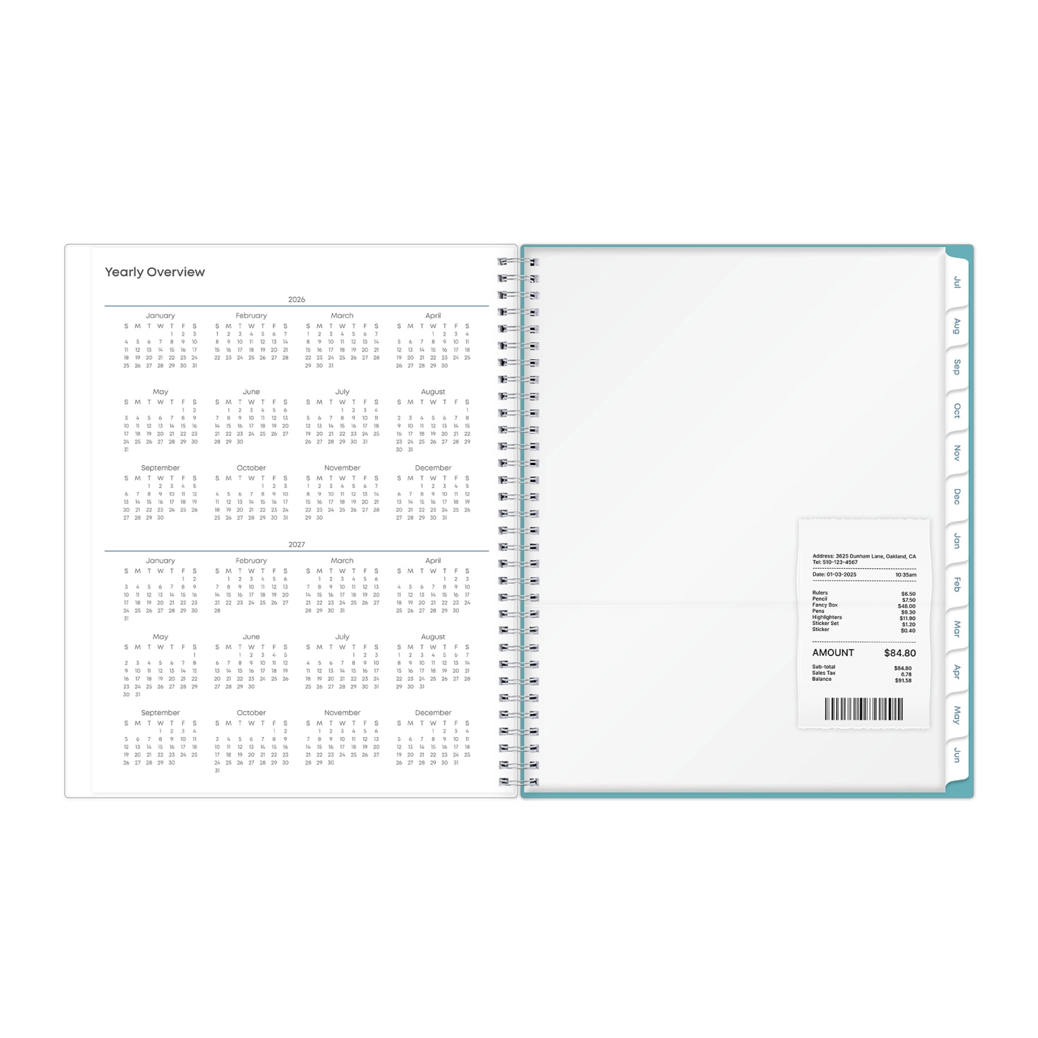 Teacher Lesson Planner BS Teacher Dots CYO 8.5x11 AY26-27 - Image 5
