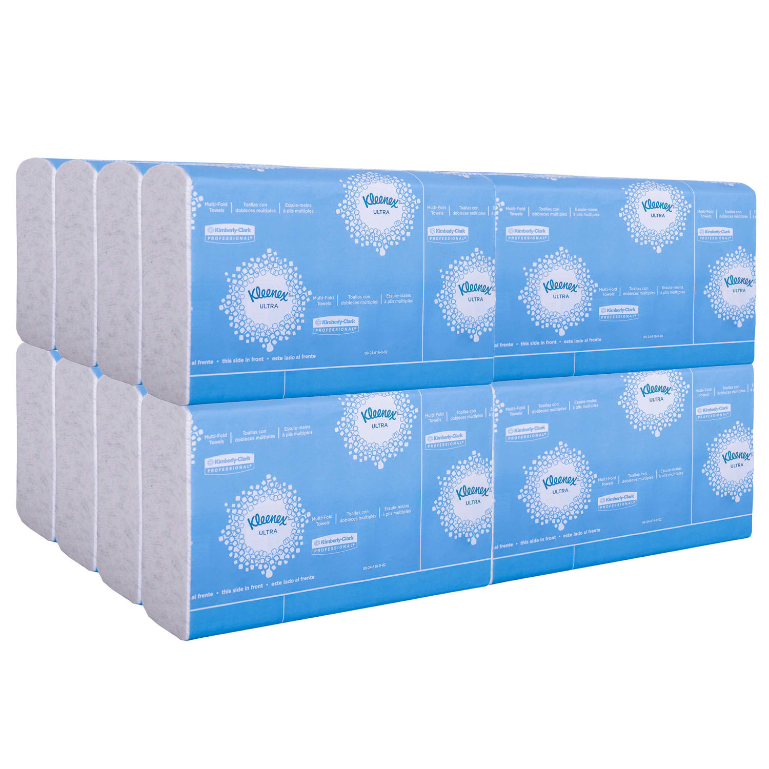 Kleenex Reveal Multifold Hand Towels, 8in x 9 7/16in, FSC Certified, 150 Sheets Per Unit, Pack Of 16 Units - Image 3