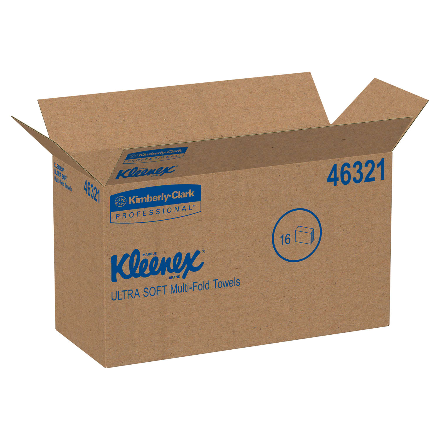 Kleenex Reveal Multifold Hand Towels, 8in x 9 7/16in, FSC Certified, 150 Sheets Per Unit, Pack Of 16 Units - Image 4
