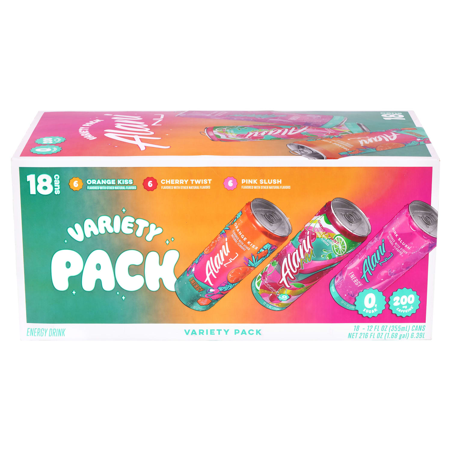 Alani Nu Energy Sweet Splash Variety Pack, 12 Oz, Pack Of 18 Drinks - Image 3
