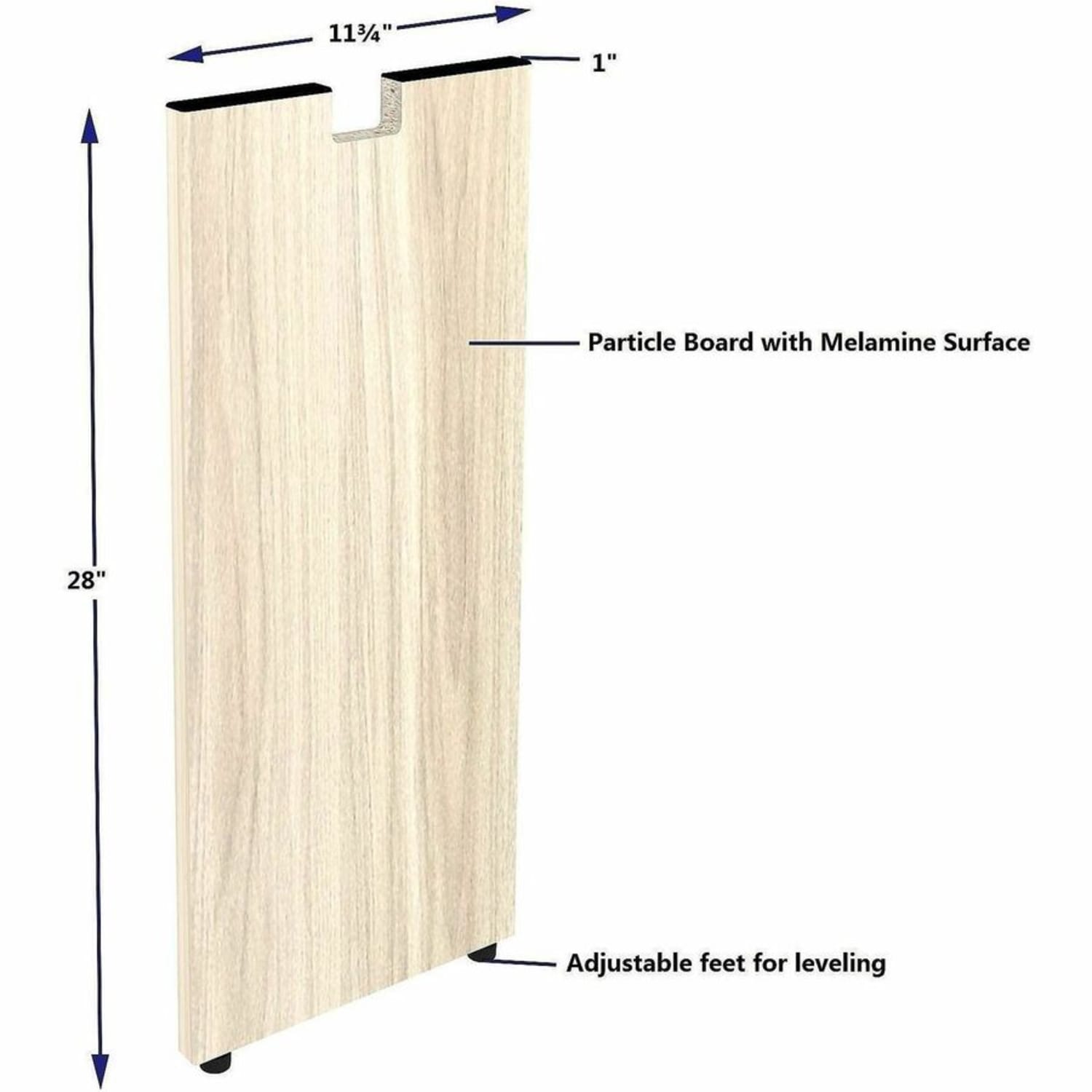 Lorell Essentials Credenza Half-Leg, 66315 - Image 5