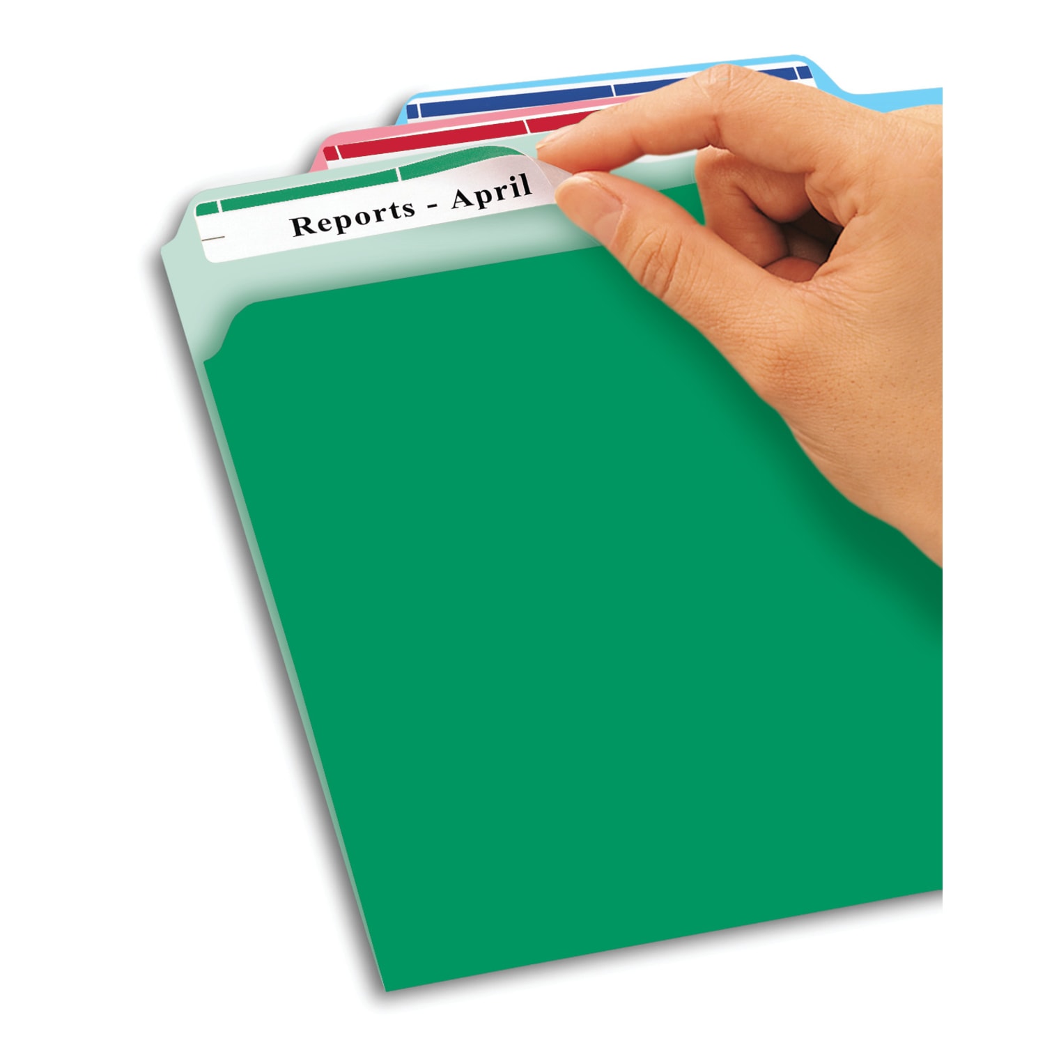 Avery Removable File Folder Labels On 4in x 6in Sheets, 5235, Rectangle, 2/3in x 3-7/16in, Assorted, Pack Of 252 - Image 4