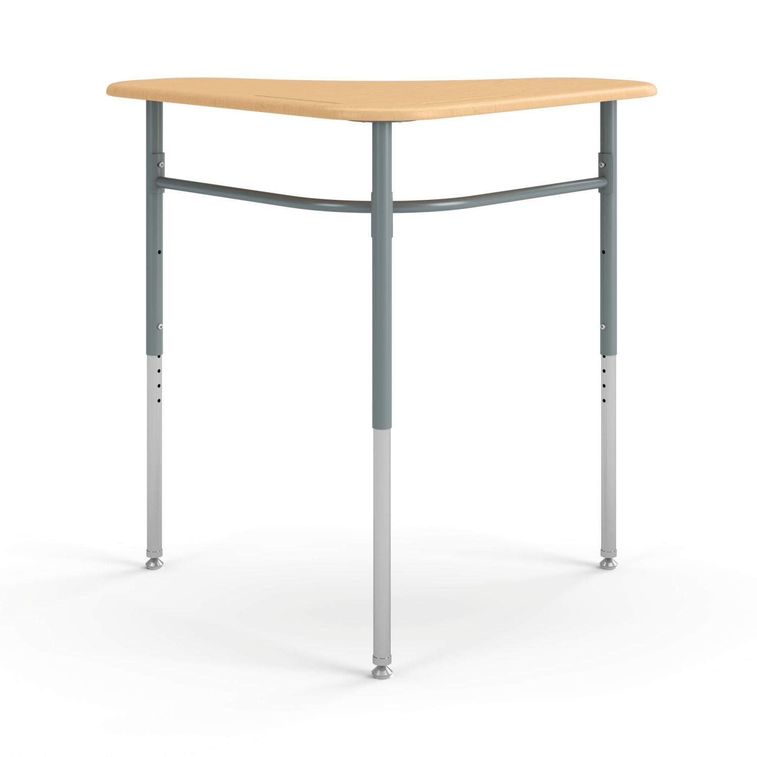 HON SmartLink 36inW Triangle Student Desks, Natural Maple, Set Of 2 Desks - Image 3