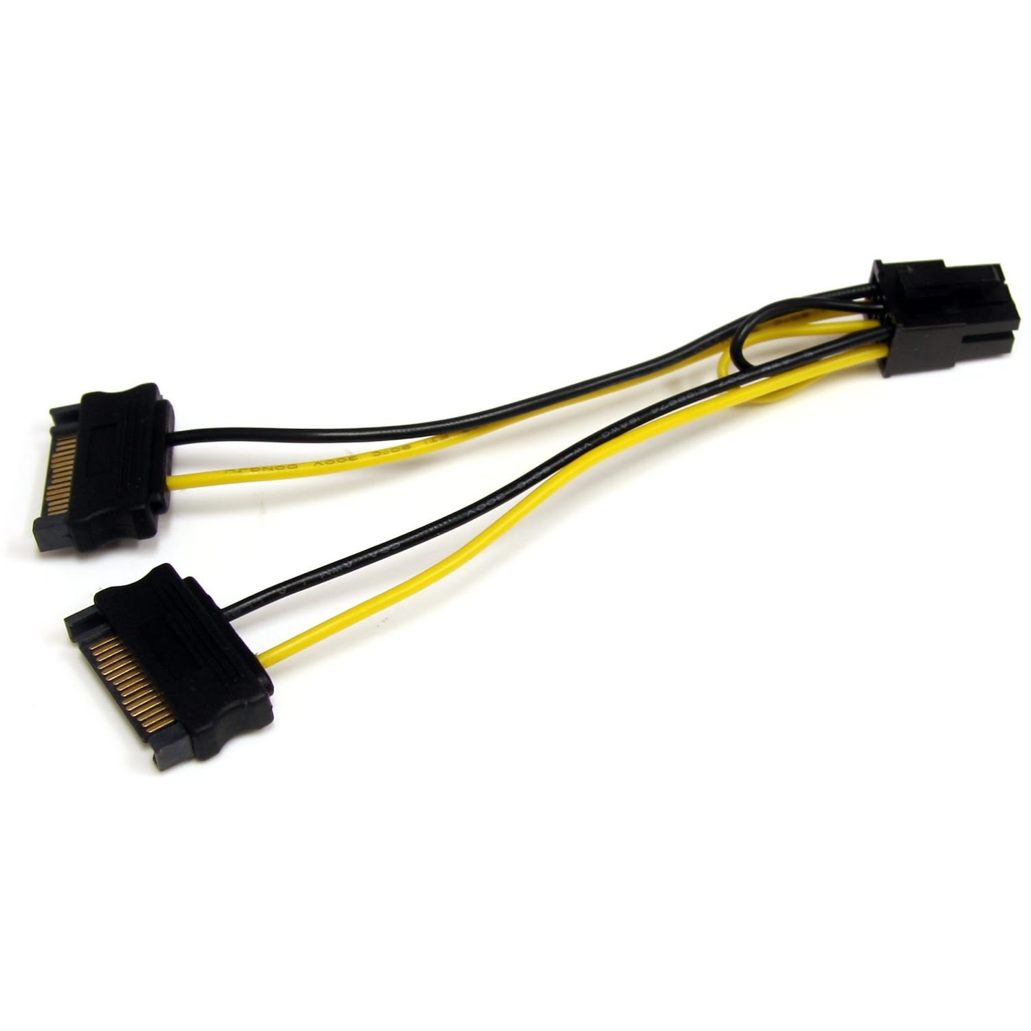 StarTech.com 6in SATA Power to 6 Pin PCI Express Video Card Power Cable Adapter - Image 6