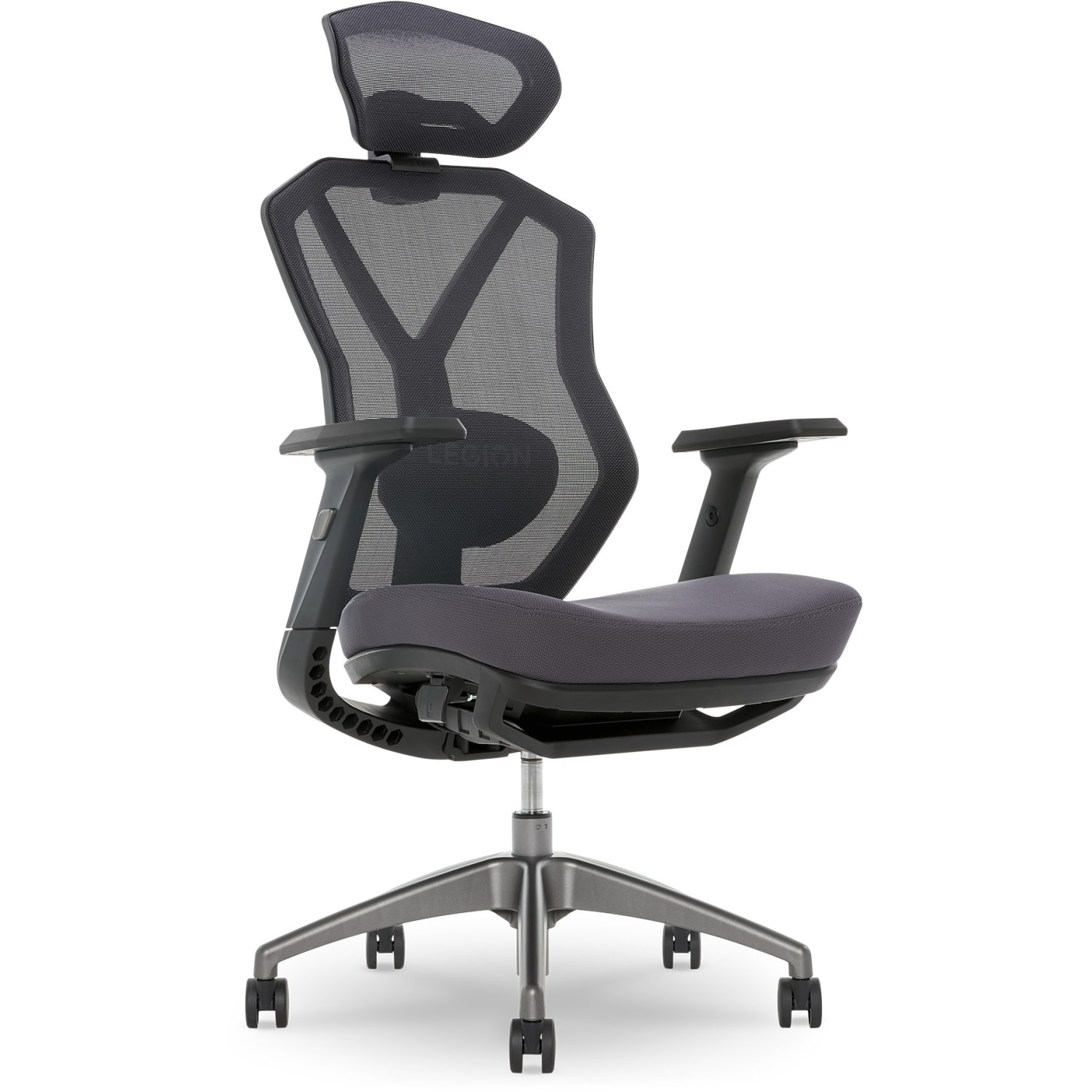 Lenovo Legion Ergonomic Mesh High-Back Gaming Chair, Dark Gray/Black