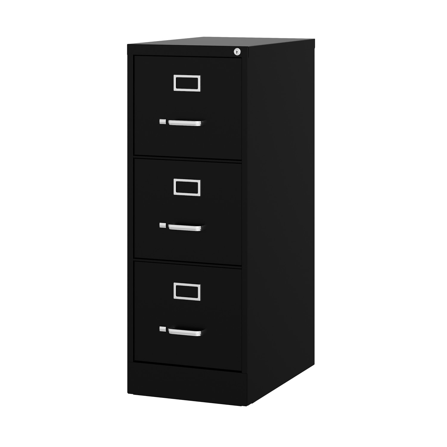 Hirsh Commercial 22inD Vertical 3-Drawer File Cabinet, Black - Image 4
