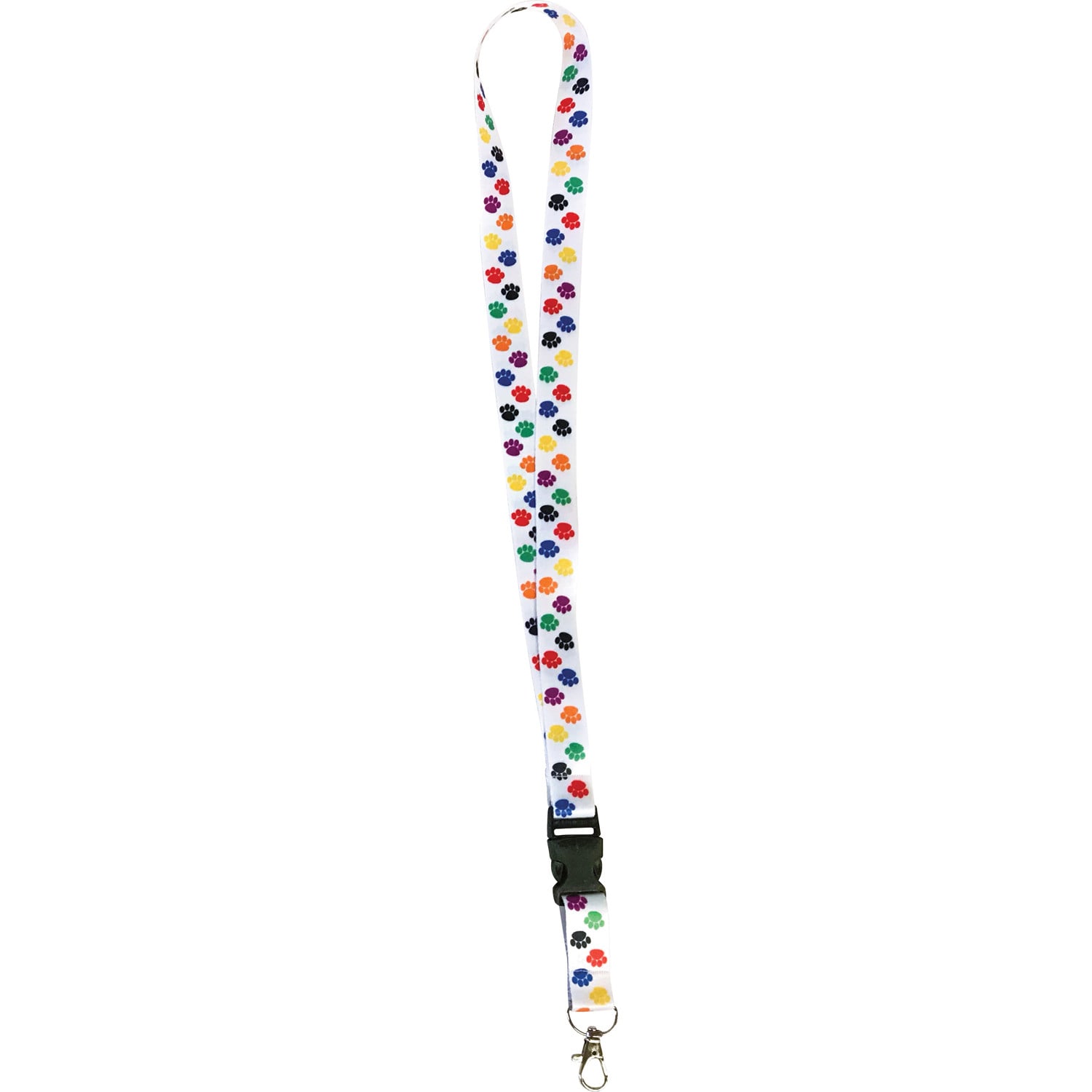 Teacher Created Resources Lanyards, 21-3/4in x 3/4in, Colorful Paw Print, Bundle Of 6 Lanyards - Image 3